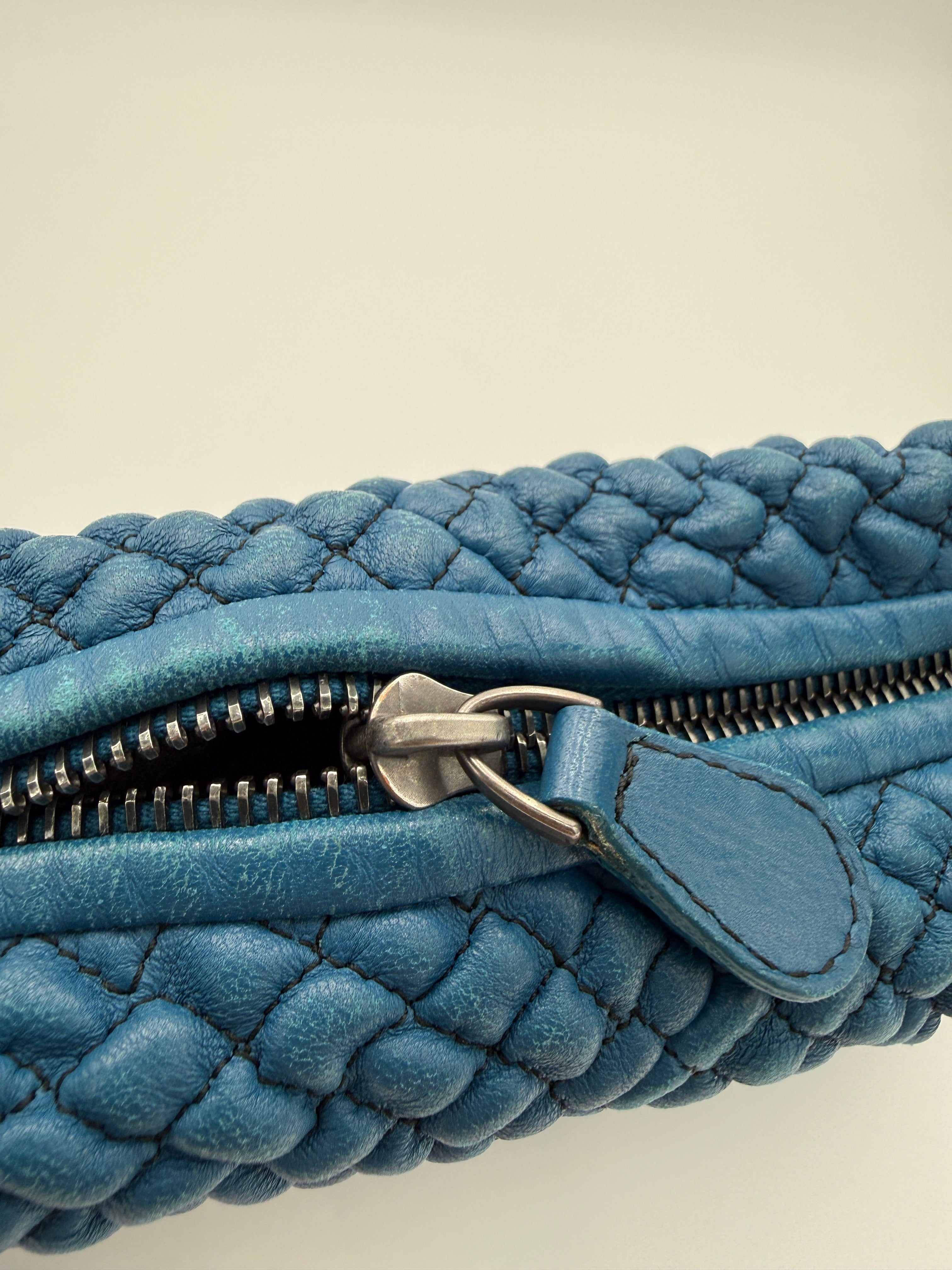 Bottega Veneta blue Hobo bag