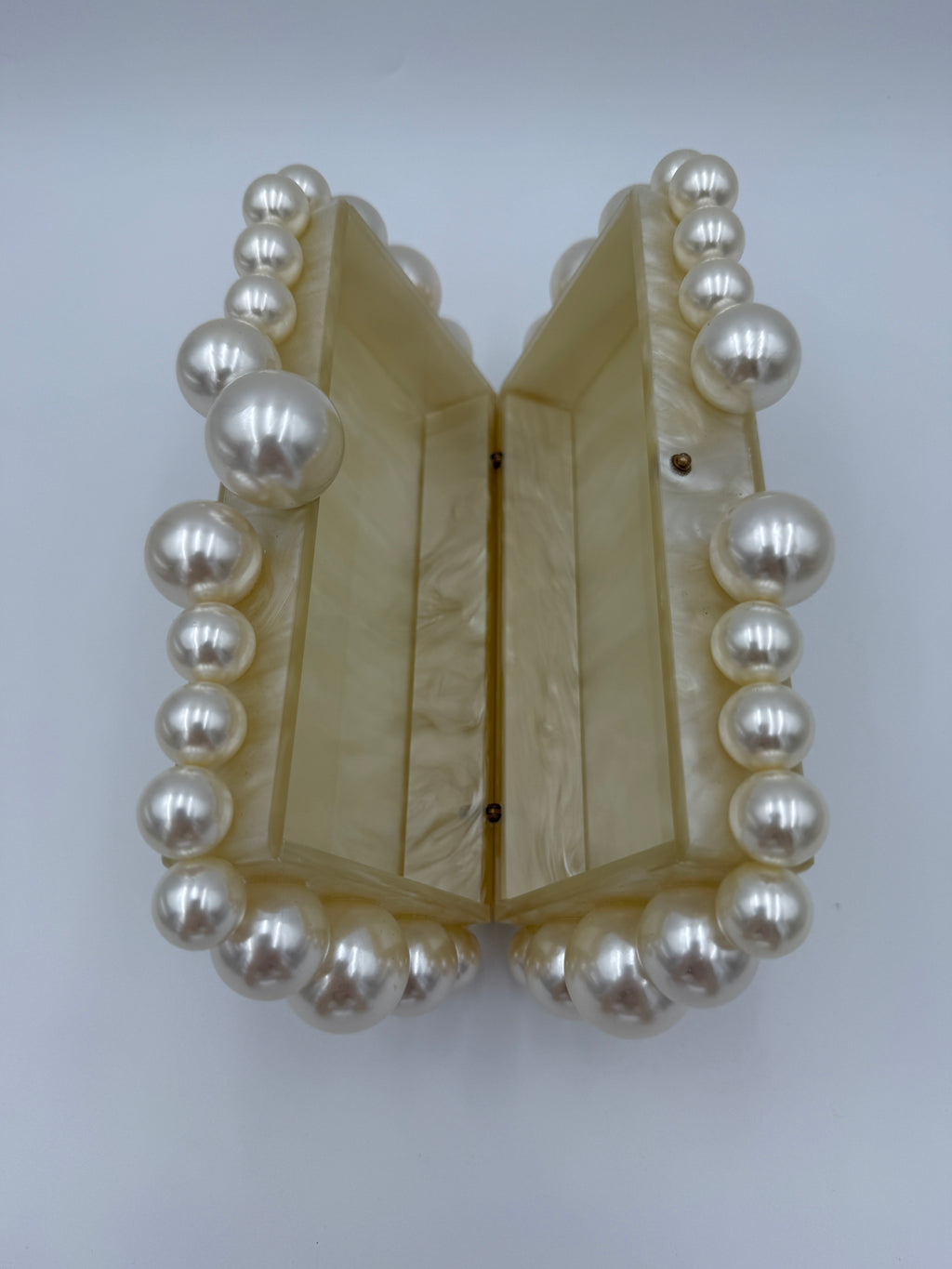 Cult gaia Pearl Acrylic clutch