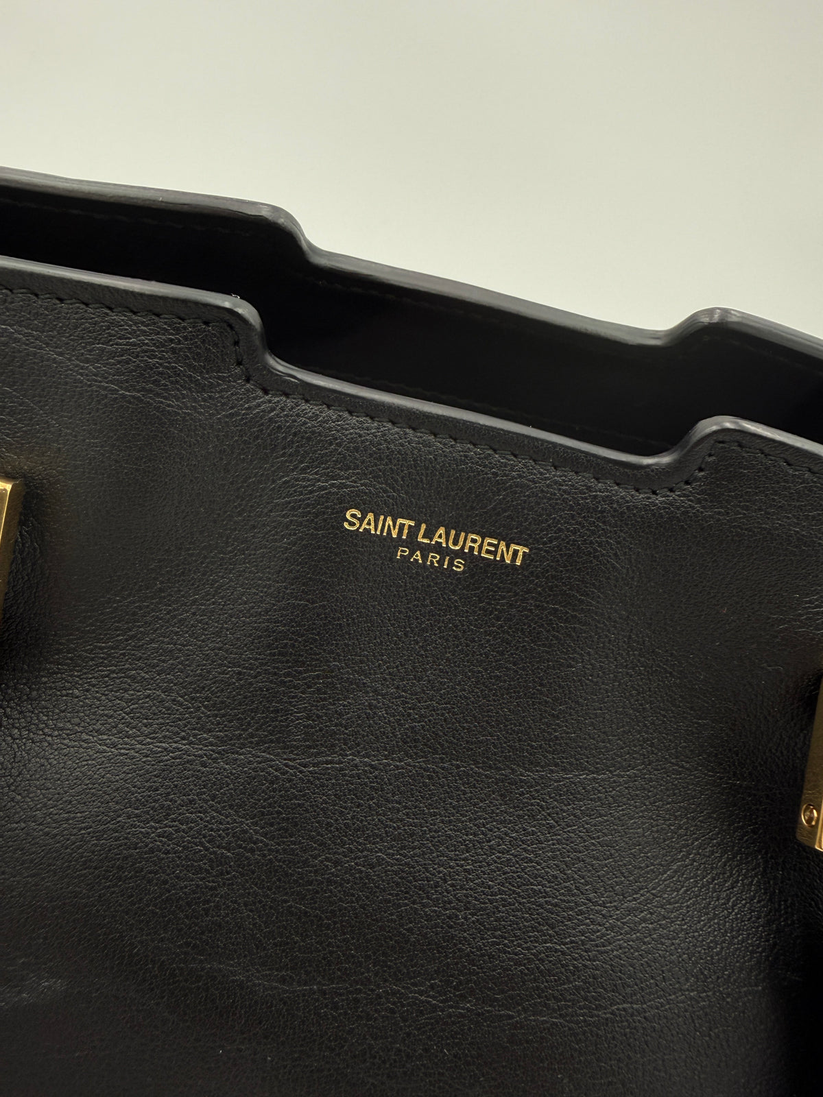 SAINT LAURENT CABAS BLACK GAB