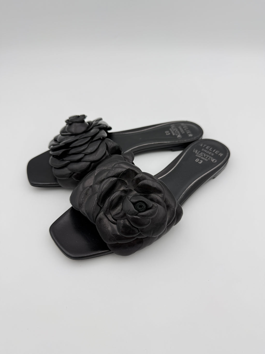 Valentino Black Rose flat size EU38