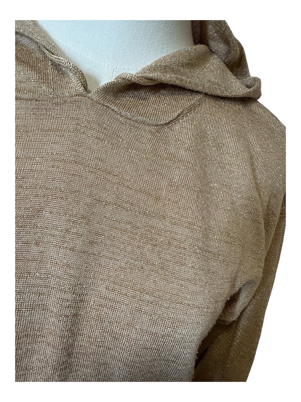 TWENTY FOR SEVEN Metallic Gold Knit  Medium