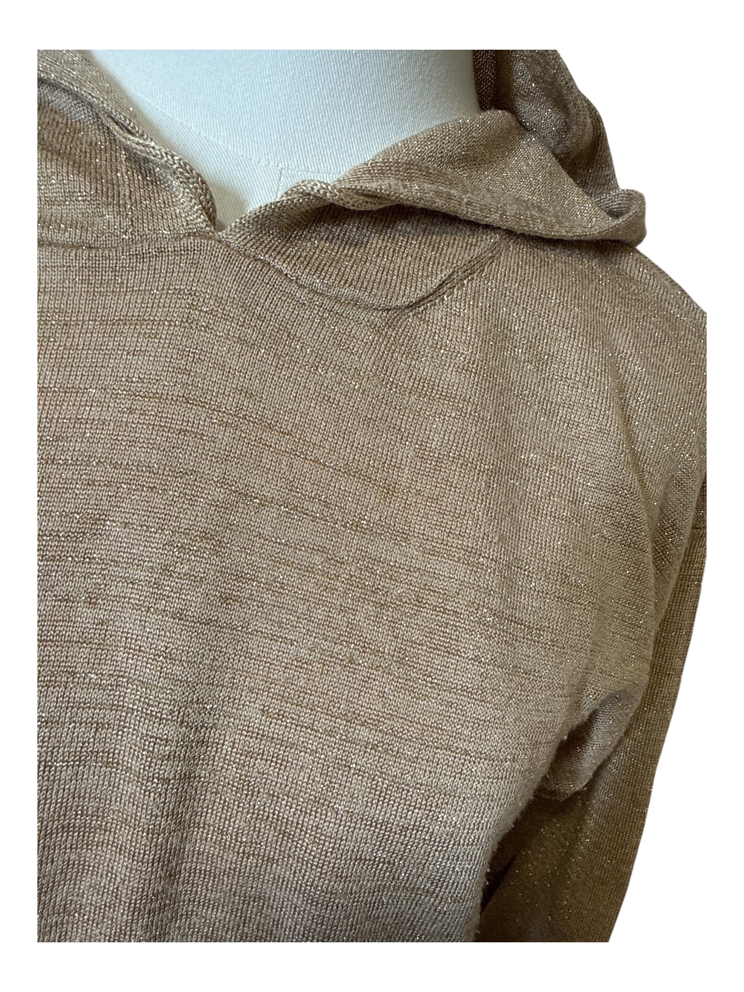 TWENTY FOR SEVEN Metallic Gold Knit  Medium