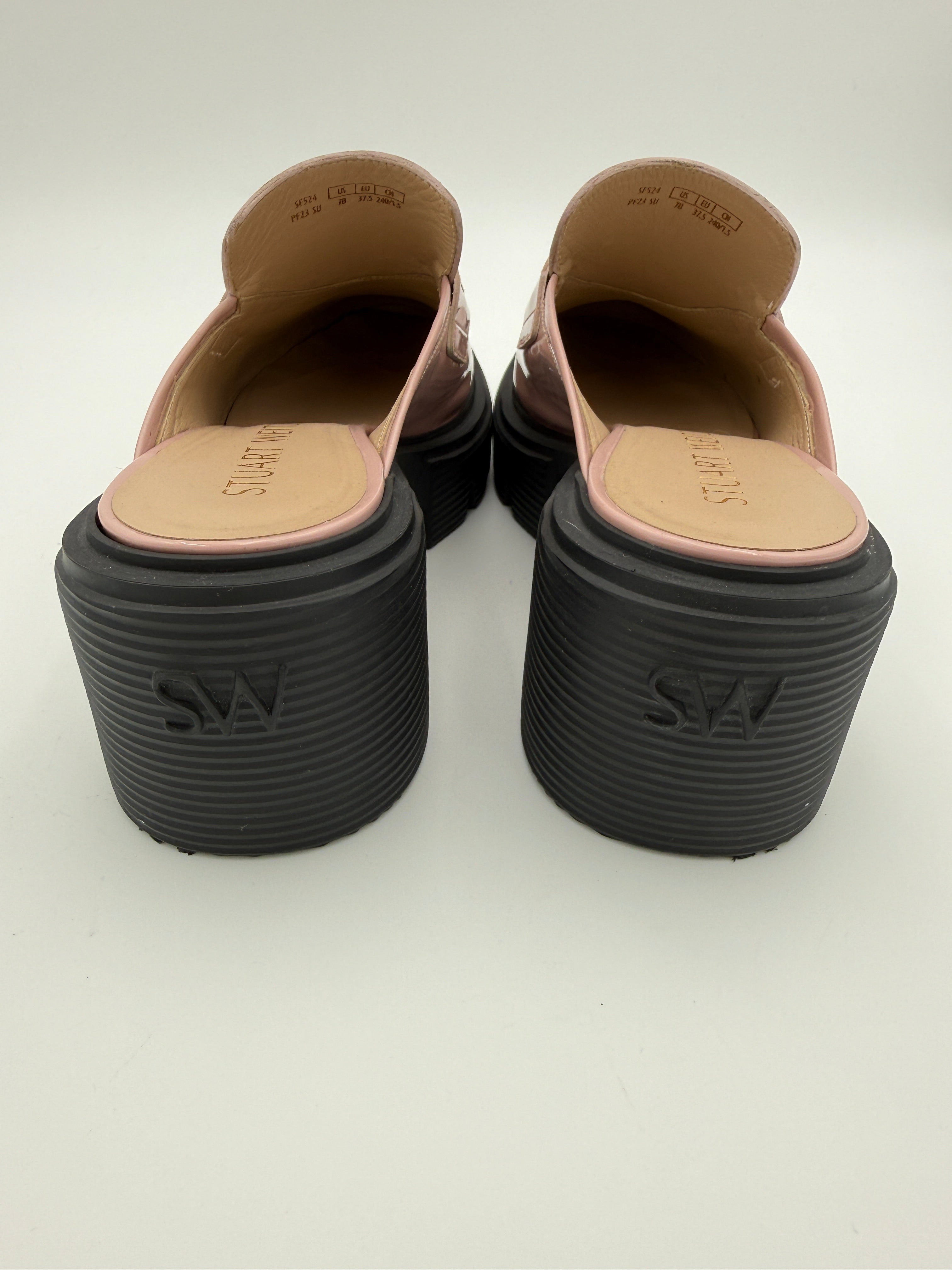 Stuart Weitzman Pink Loafers Size 7
