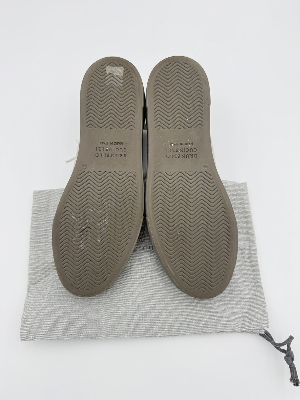 Brunello Cucinelli gray sneakers size 40