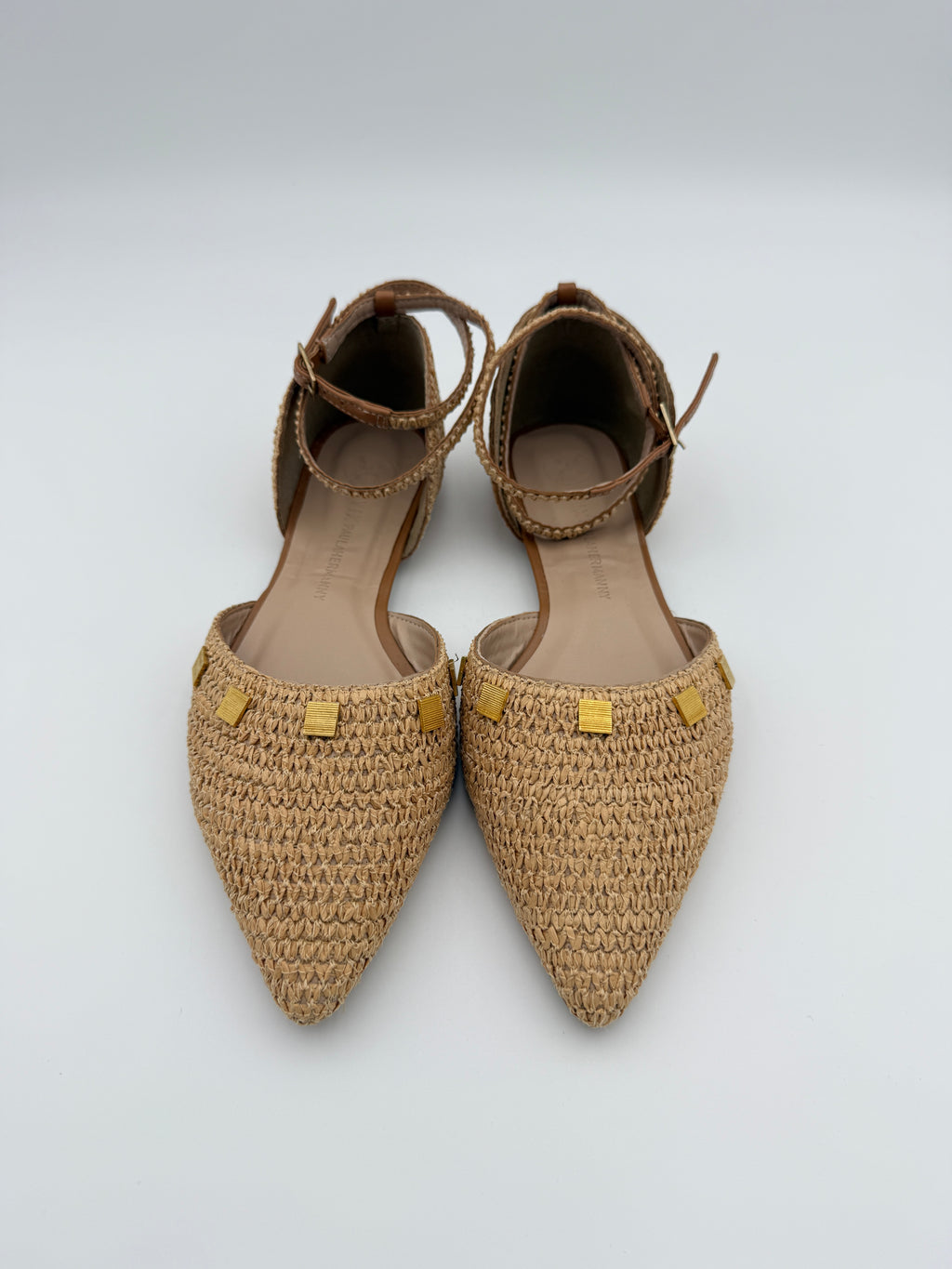 VIX Fiorela Raffia Flats - New - Size US9