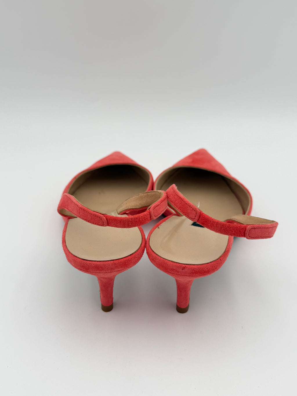 Lafayette 148 Coral Suede Pump Size 40