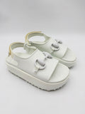Gucci White Rubber Platform 36