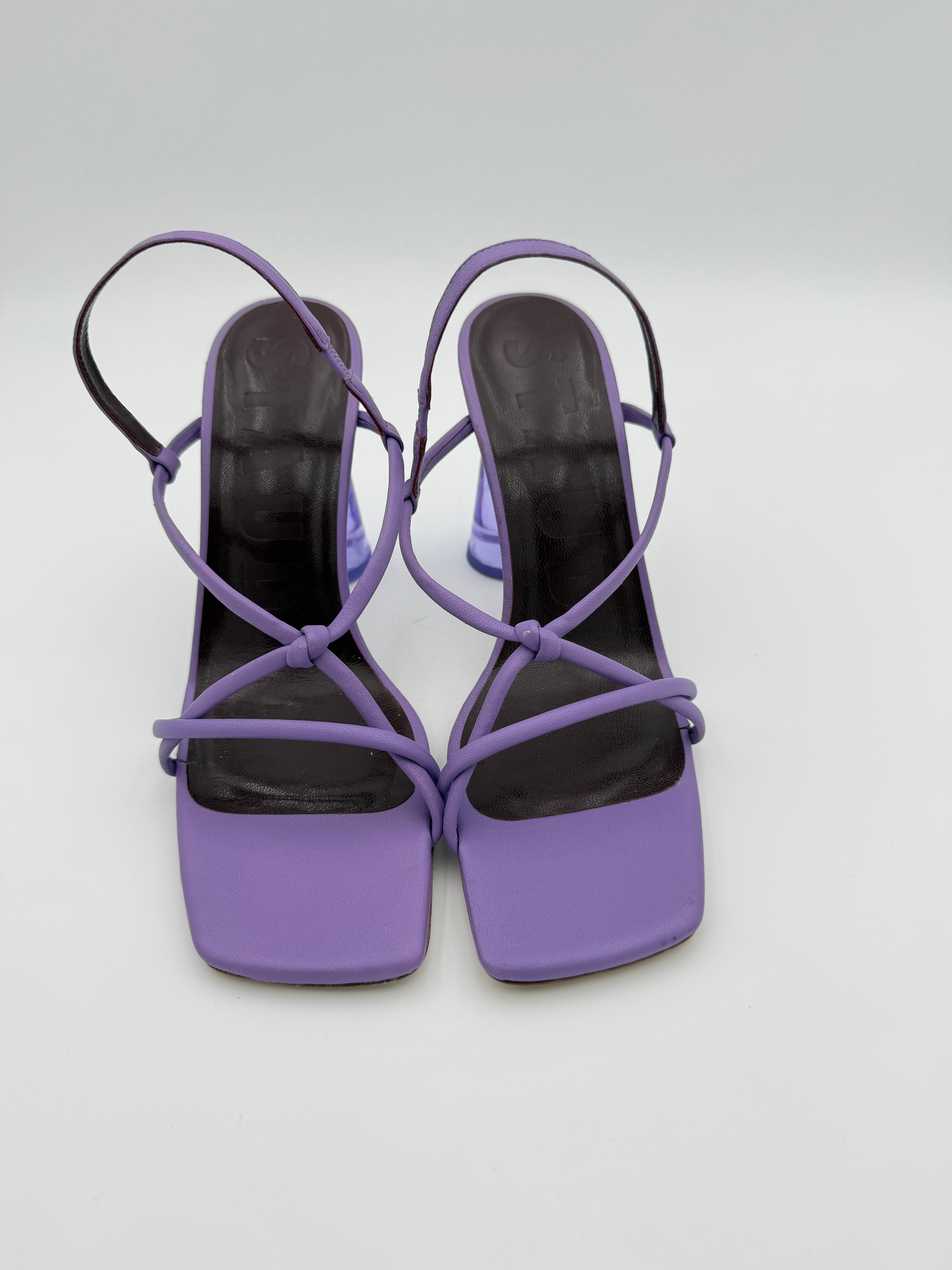 STAUD Lilac Acrylic Heel Size 39