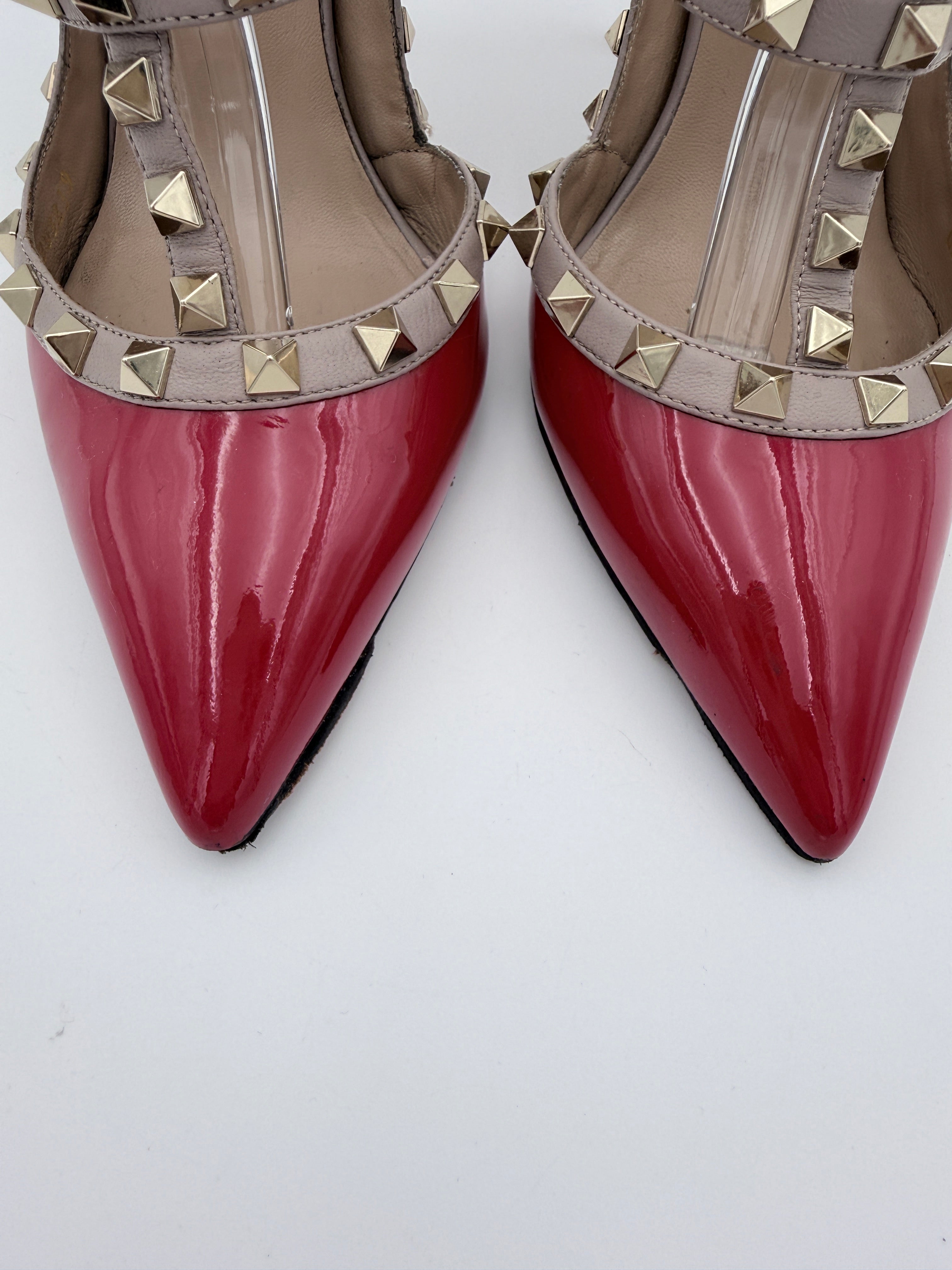 Valentino Red  Rockstud Size 39