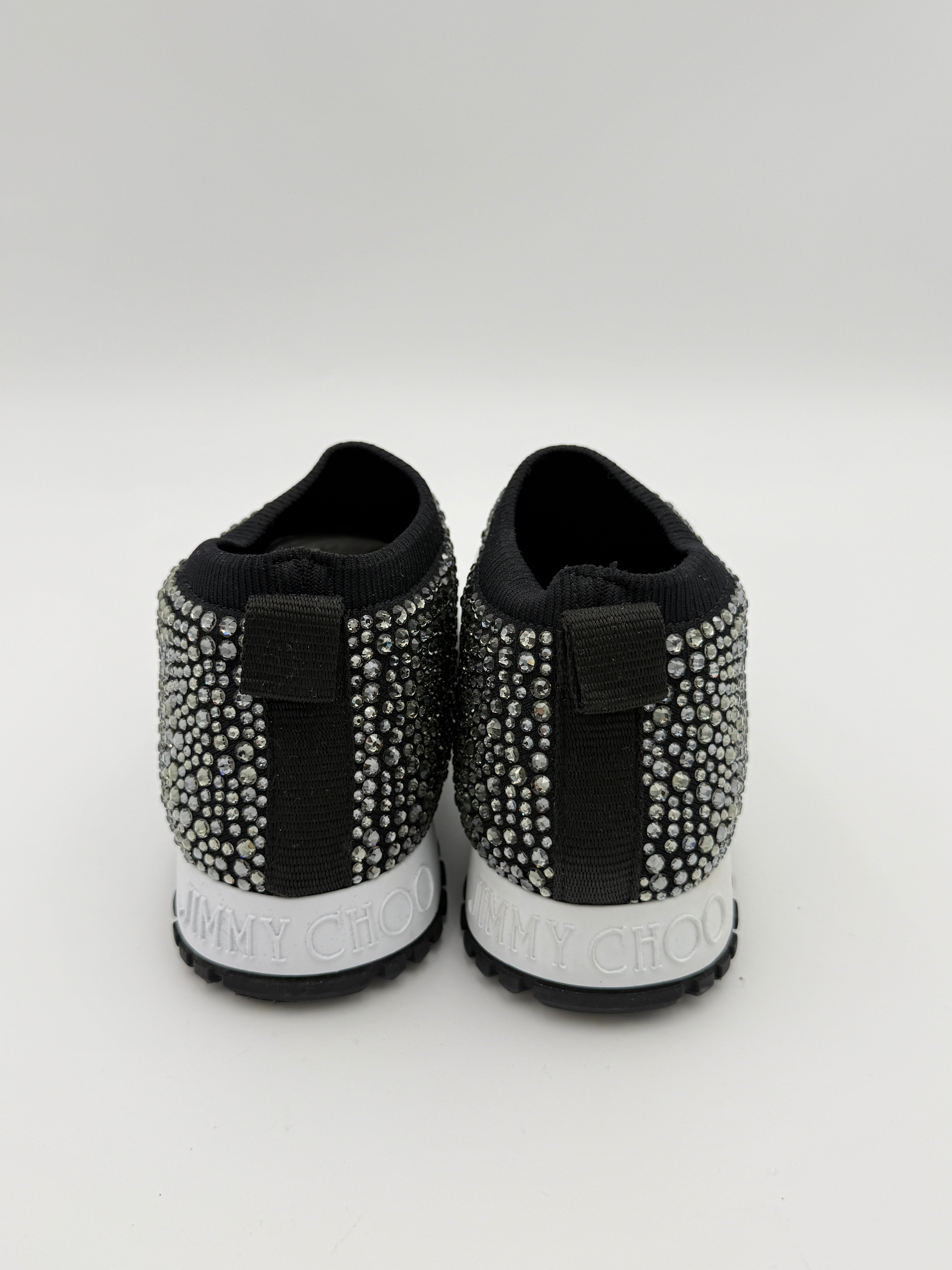 Jimmy Choo crystal sneakers size 37