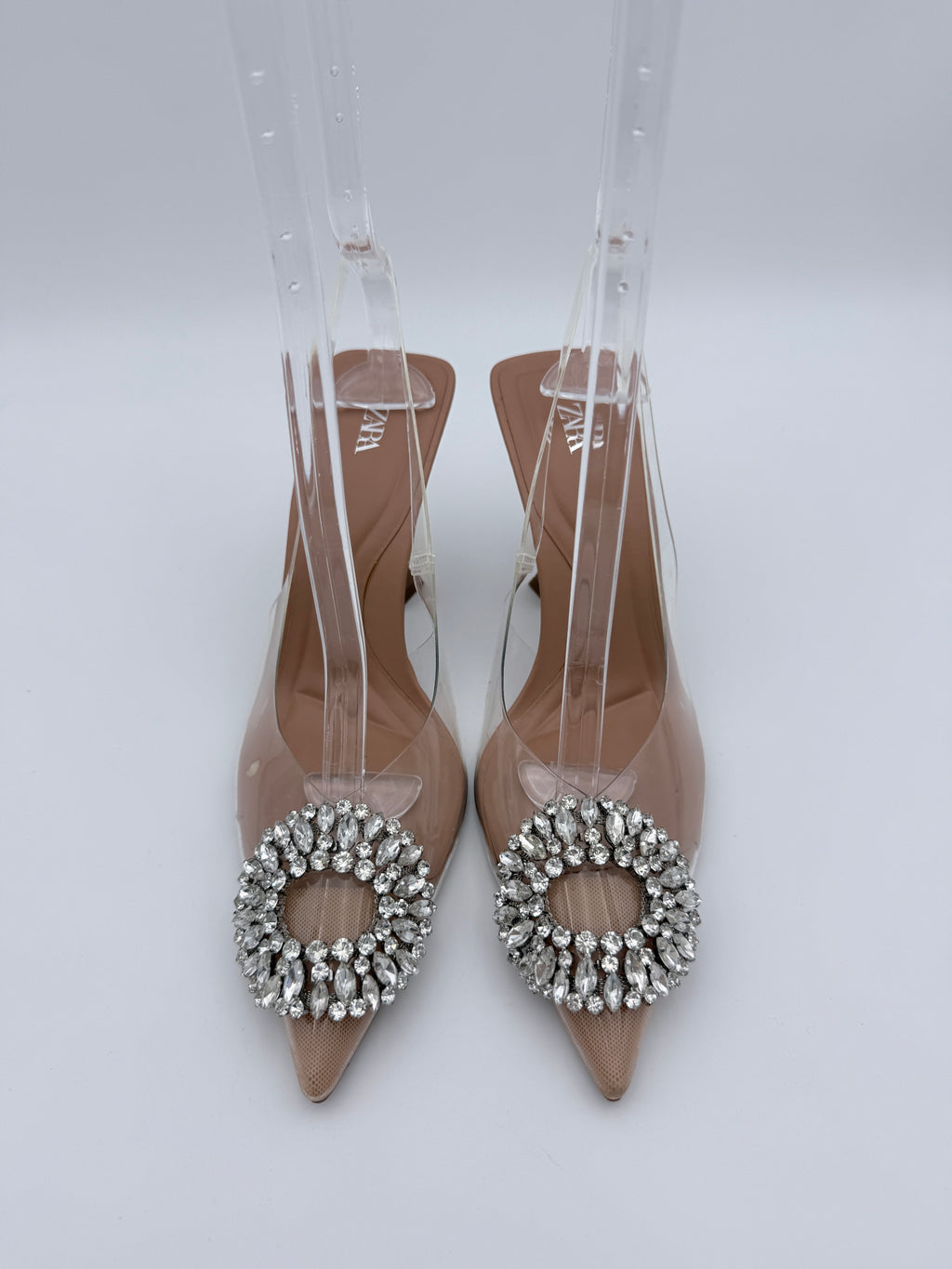 Zara Rhinestones Sling back size 37