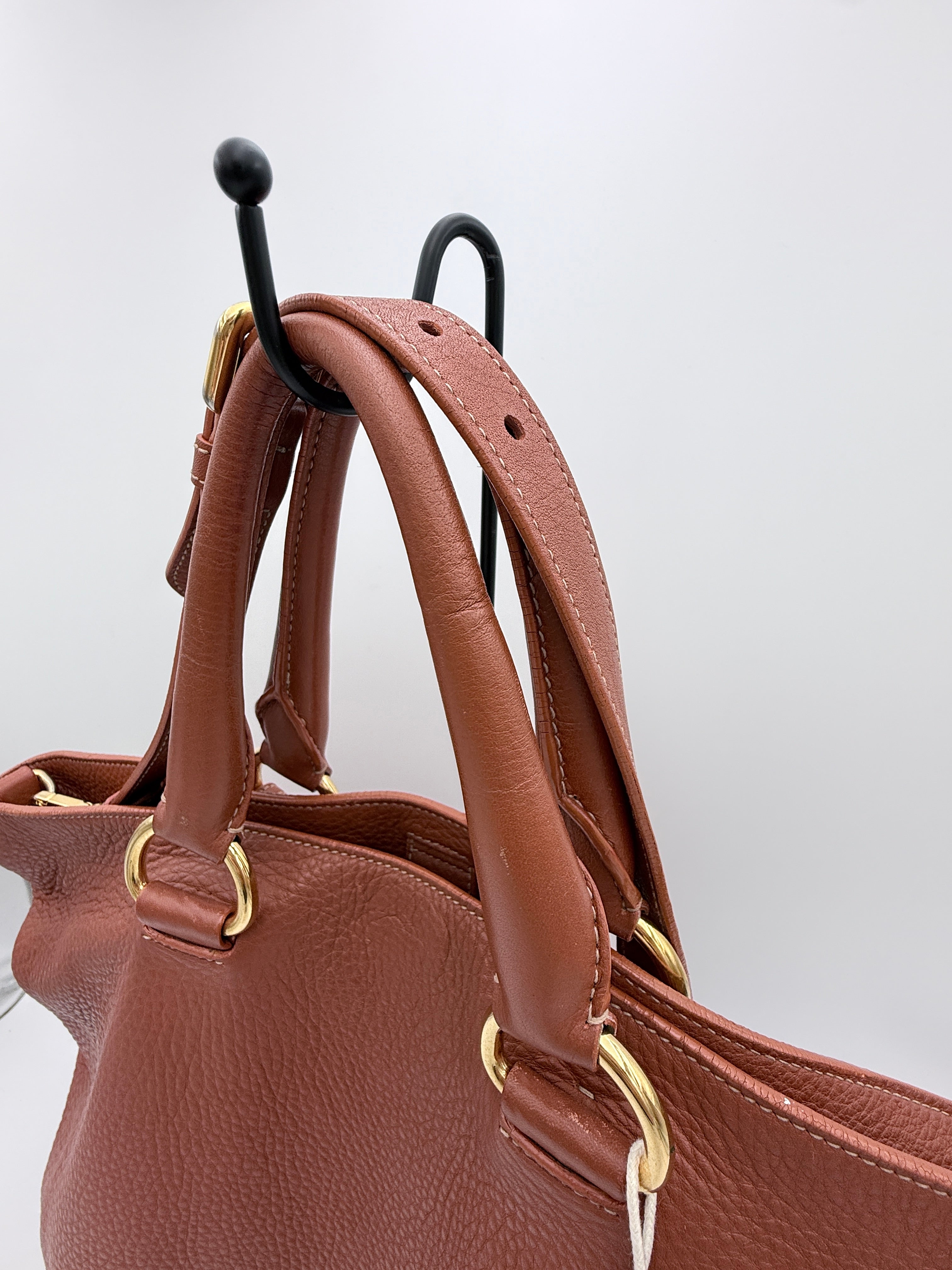 Prada Burnt Orangle leather bag