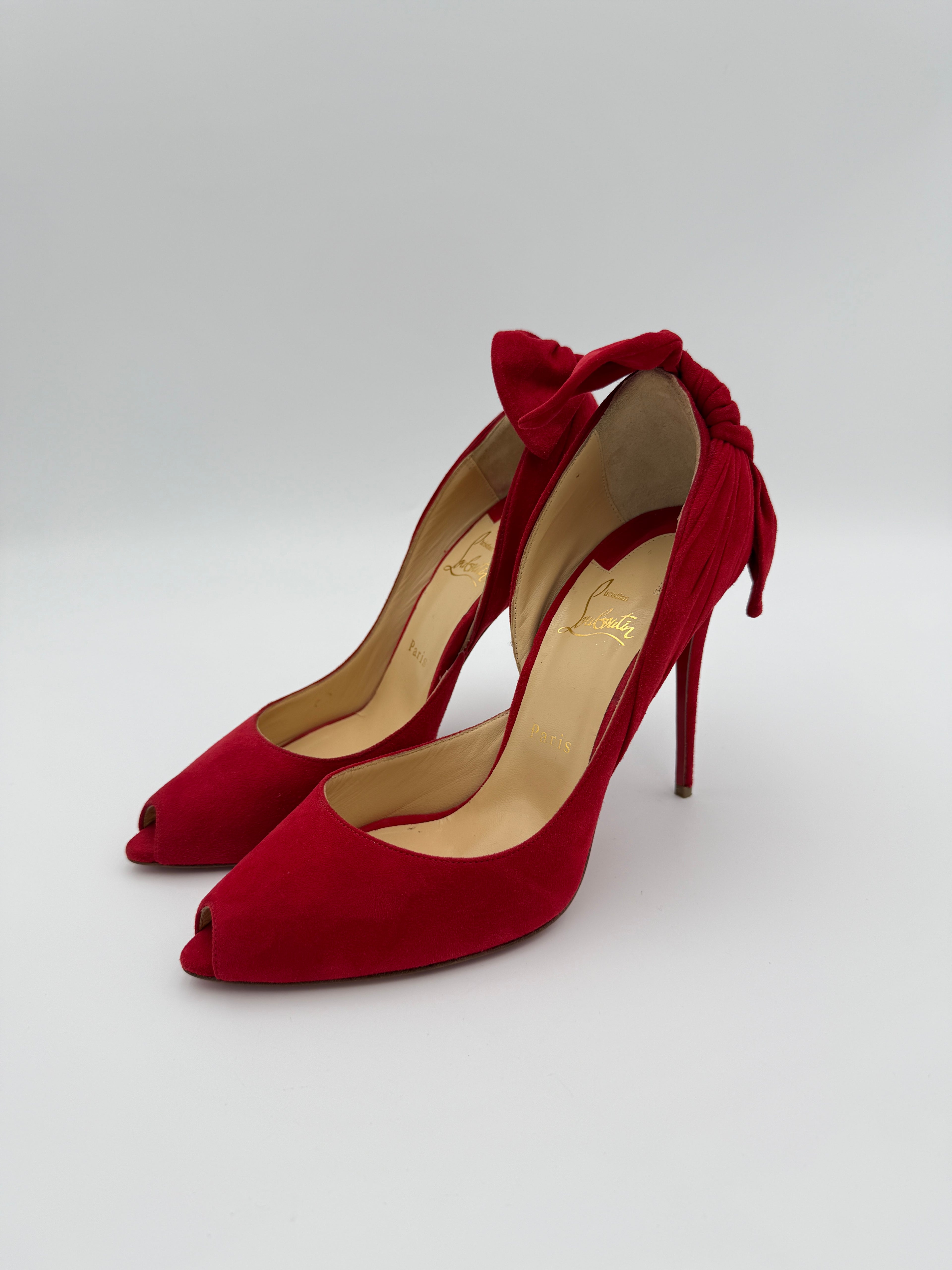 Louboutin Red Barbara heel Size 40