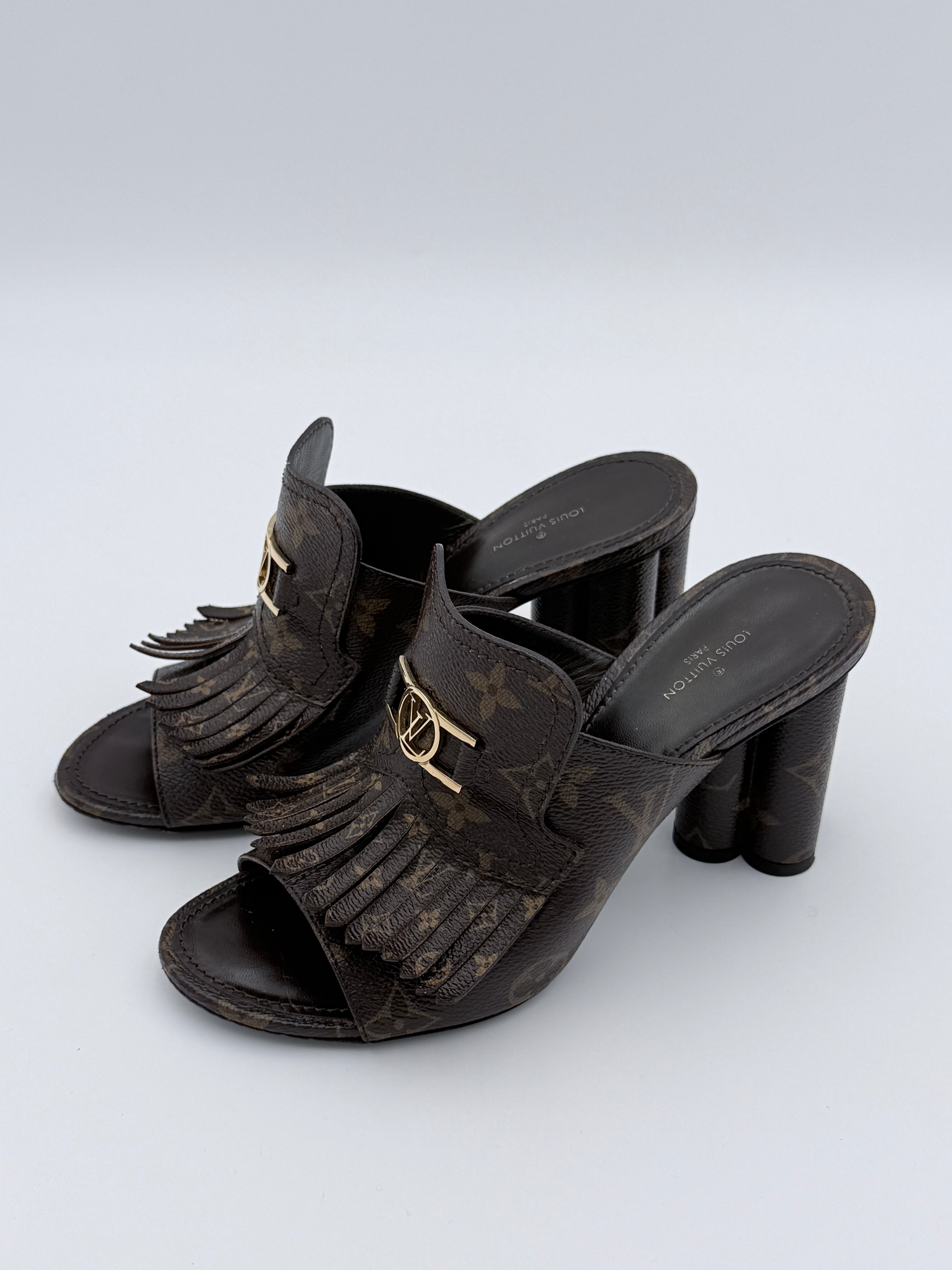 Louis Vuitton Indiana Mules Size 37
