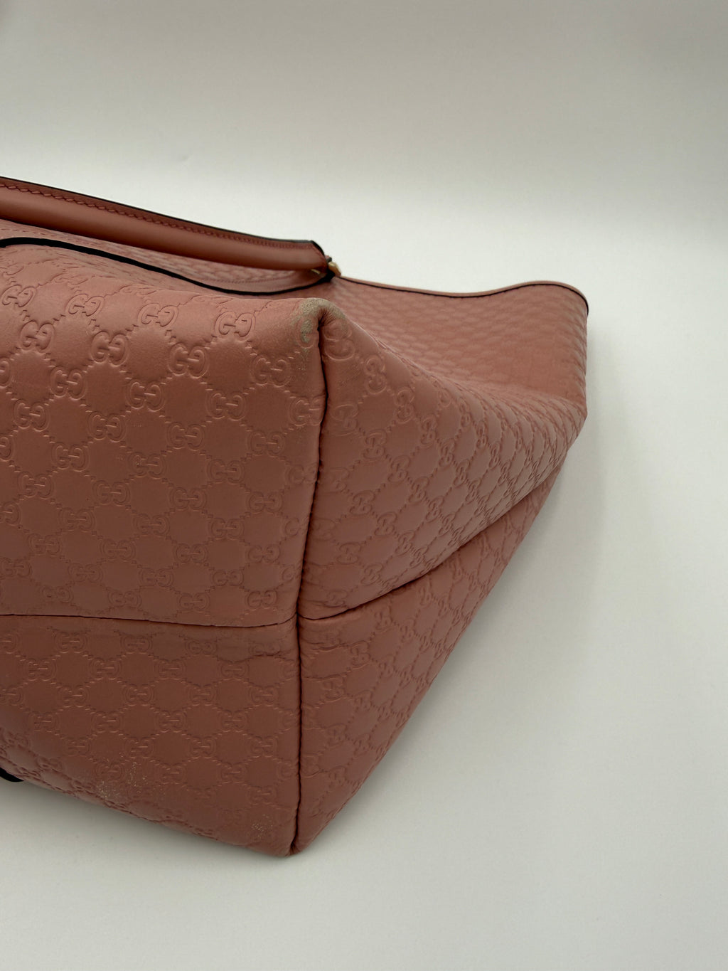 Gucci Pink Microgussisima Large Joy Tote