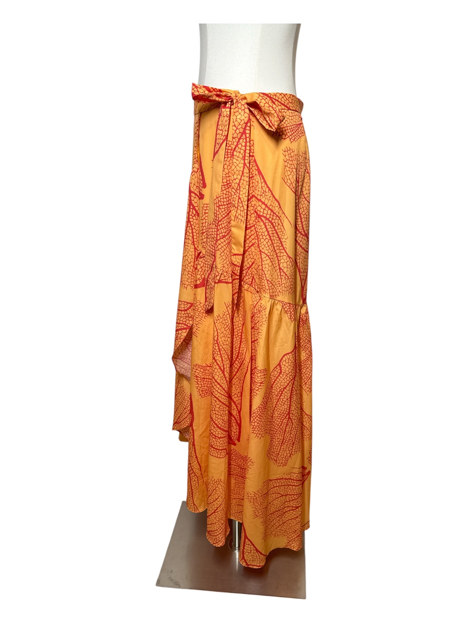 Hutch Anthropologie Orange skirt medium