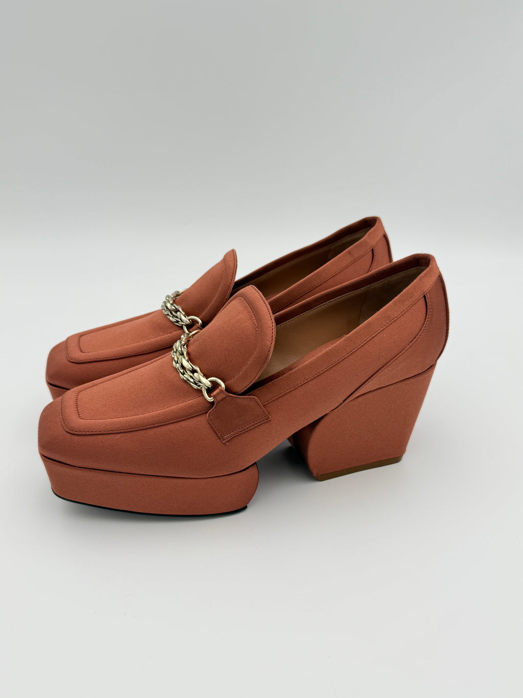 Zimmerman Satin Block Heels Size 37