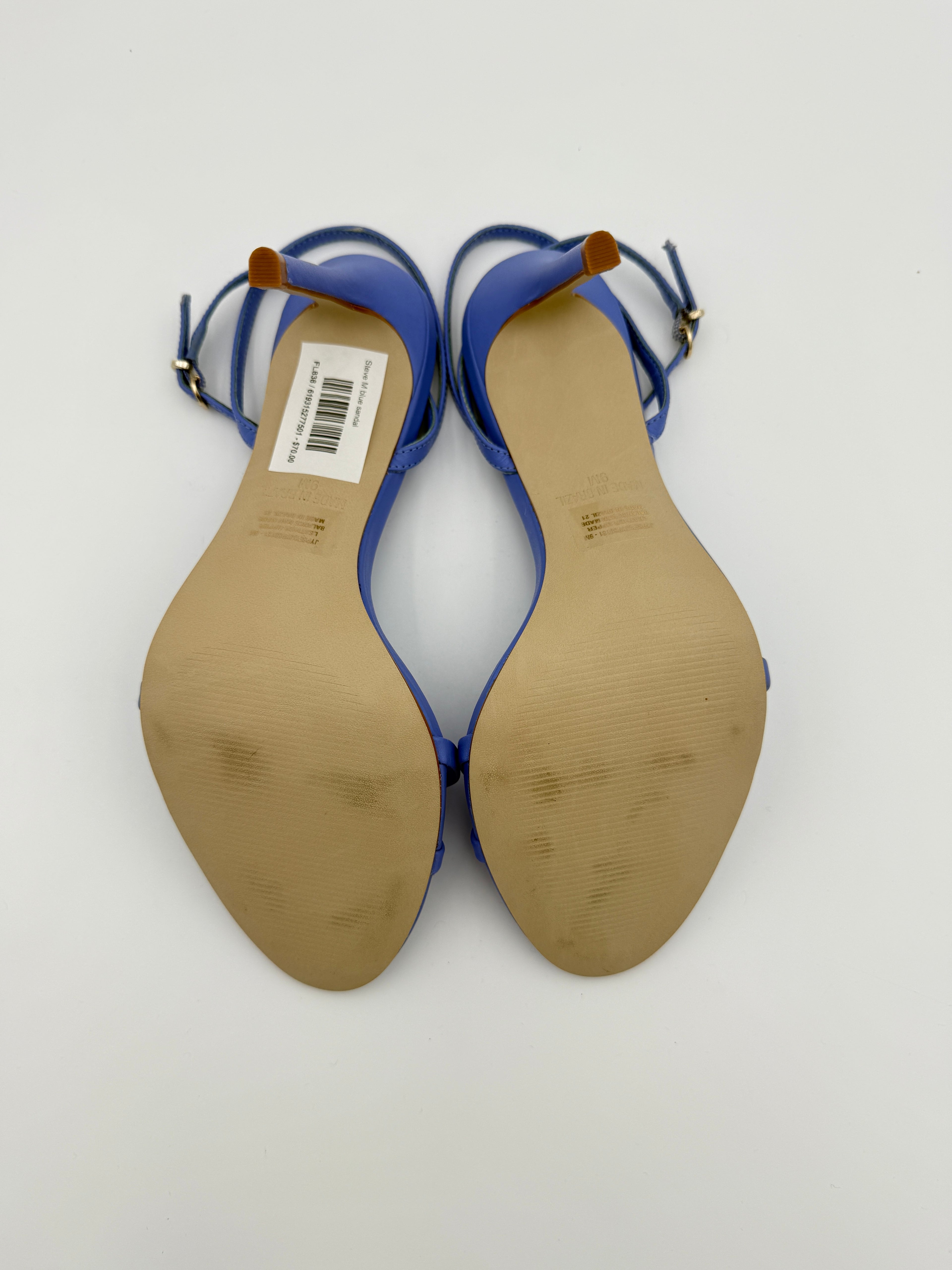 Steve Madden Jypsey Blue Sandal Size 9