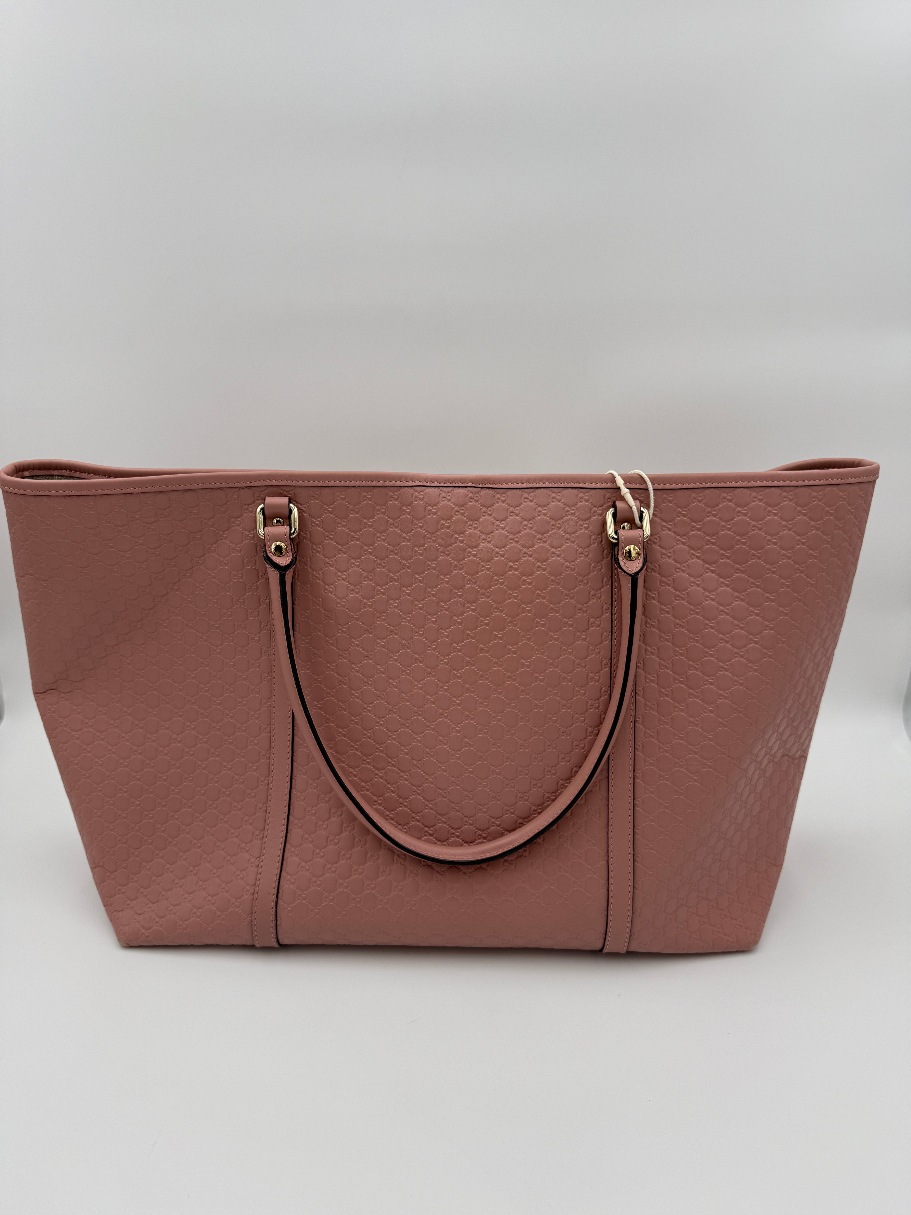 Gucci Pink Microgussisima Large Joy Tote