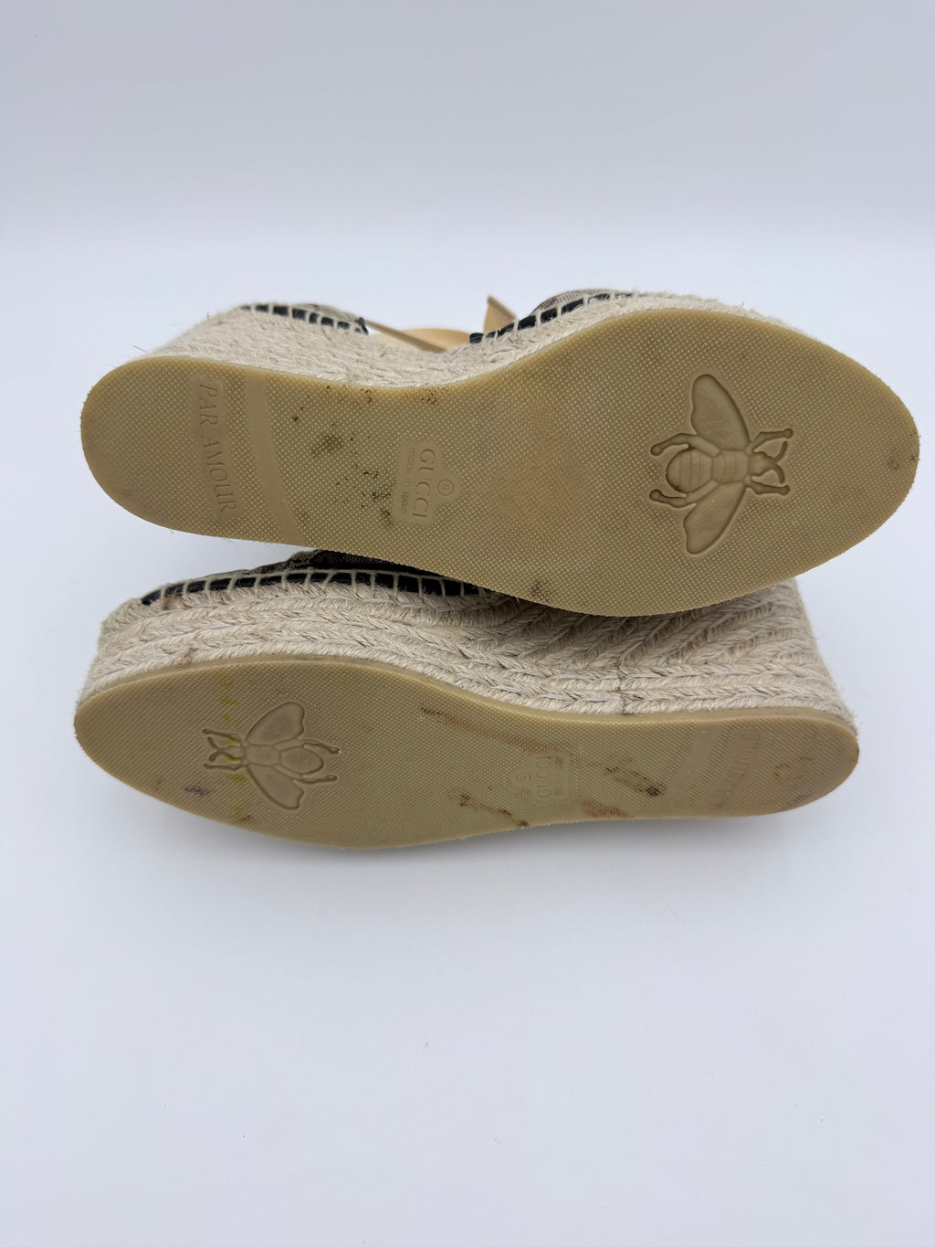 Gucci Monogram High espadrilles full set size 40,5