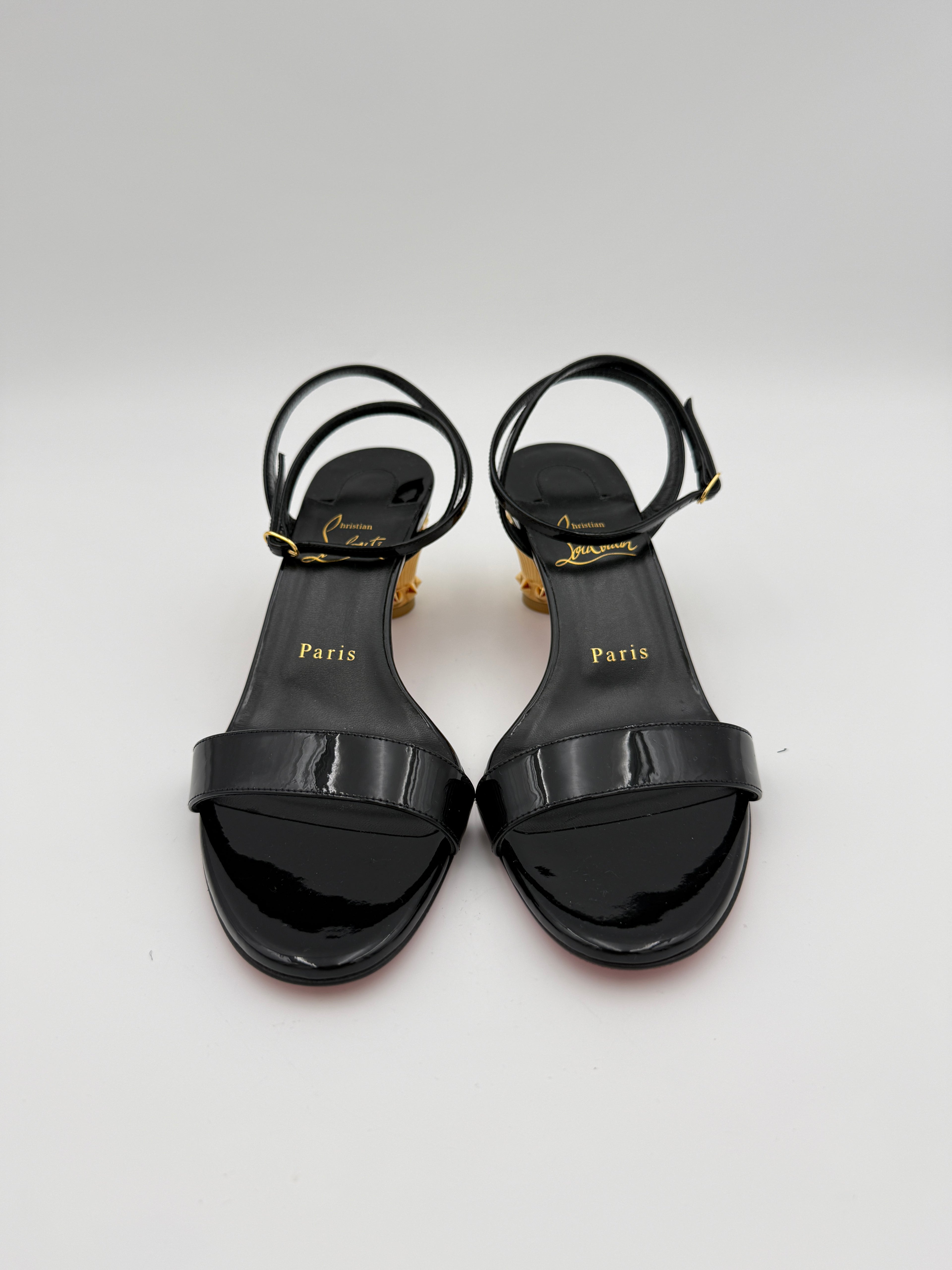 Louboutin Lipsita Queen Sandal Size 37.5