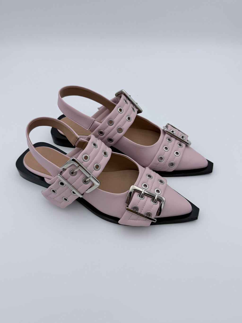 Ganni Soft pink flats size 39