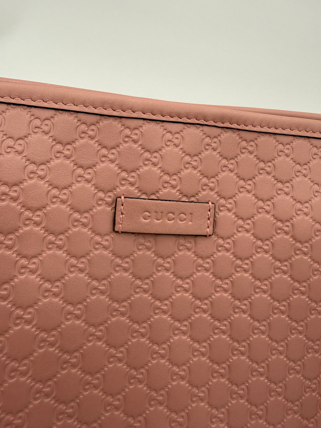 Gucci Pink Microgussisima Large Joy Tote