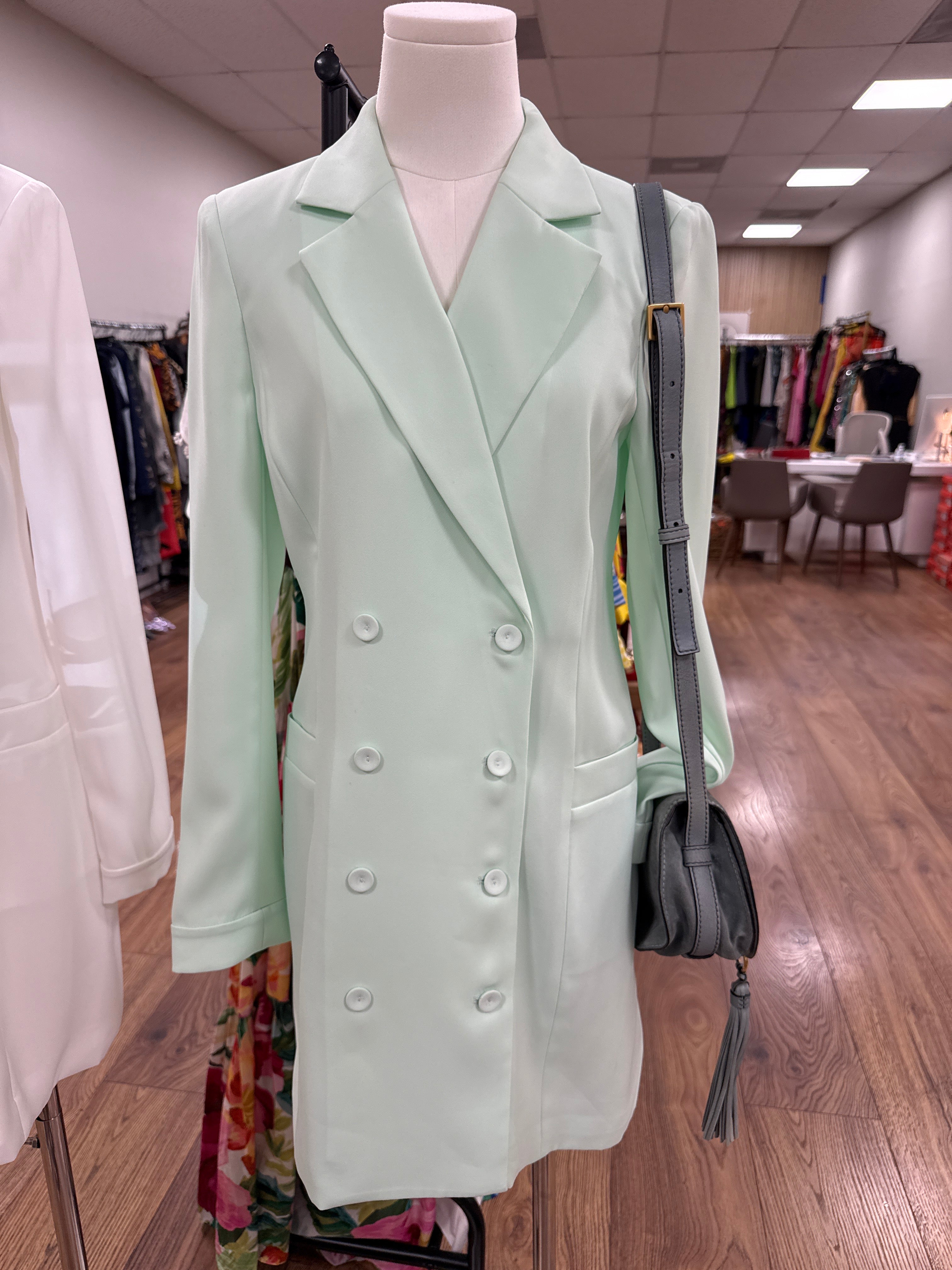 BCBG Mint Green Blazer Dress size XS