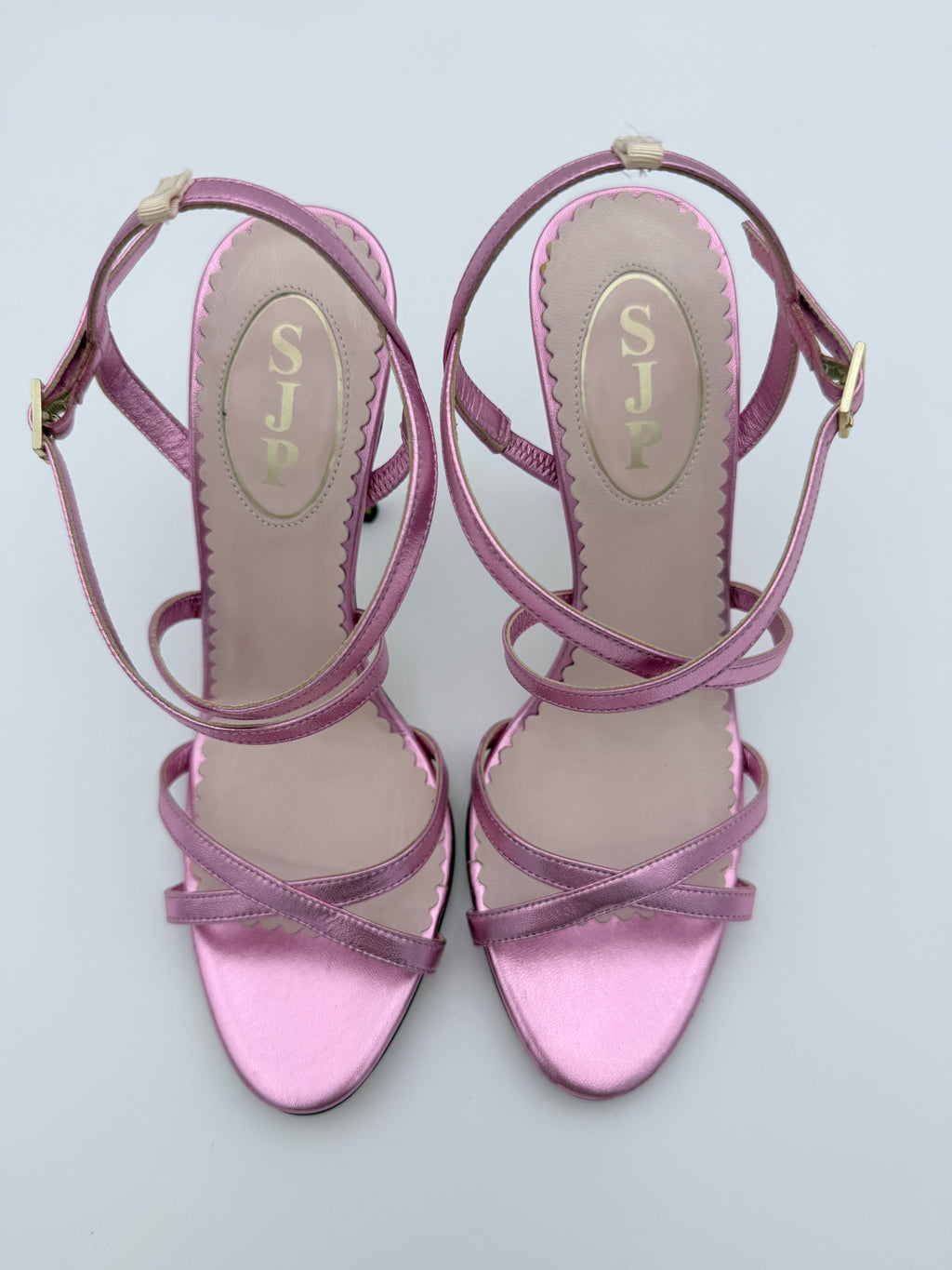 SJP Pink Metallic Sandal size 36.5 new