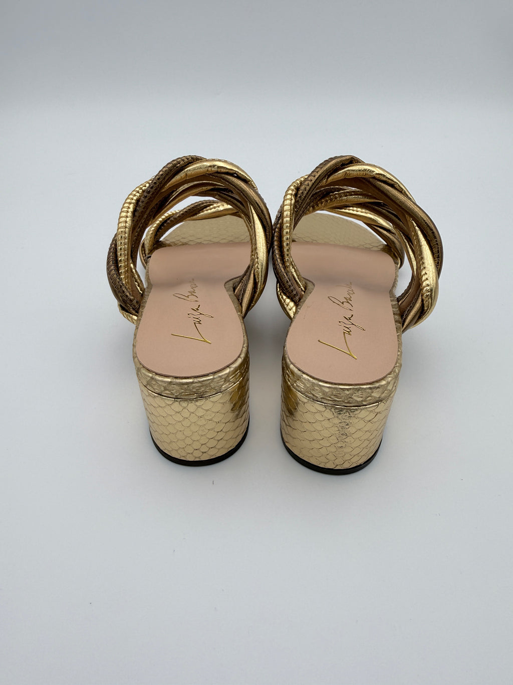 Luiza Barcelos Metalcolor Block Heel B101 V4