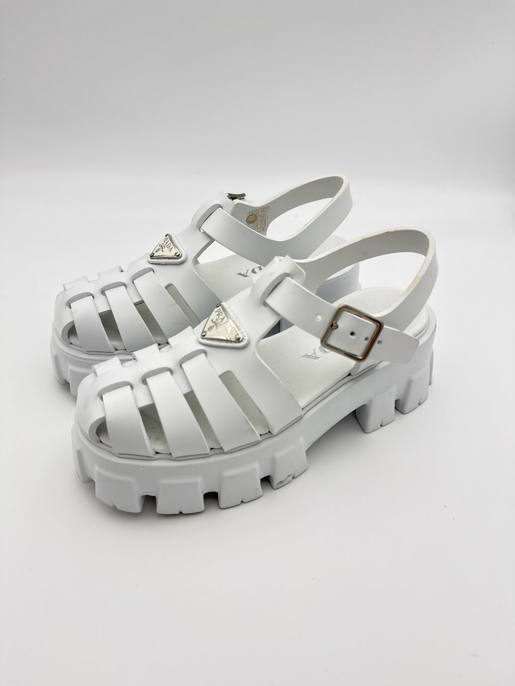 Prada Monolight White  Platform size 36