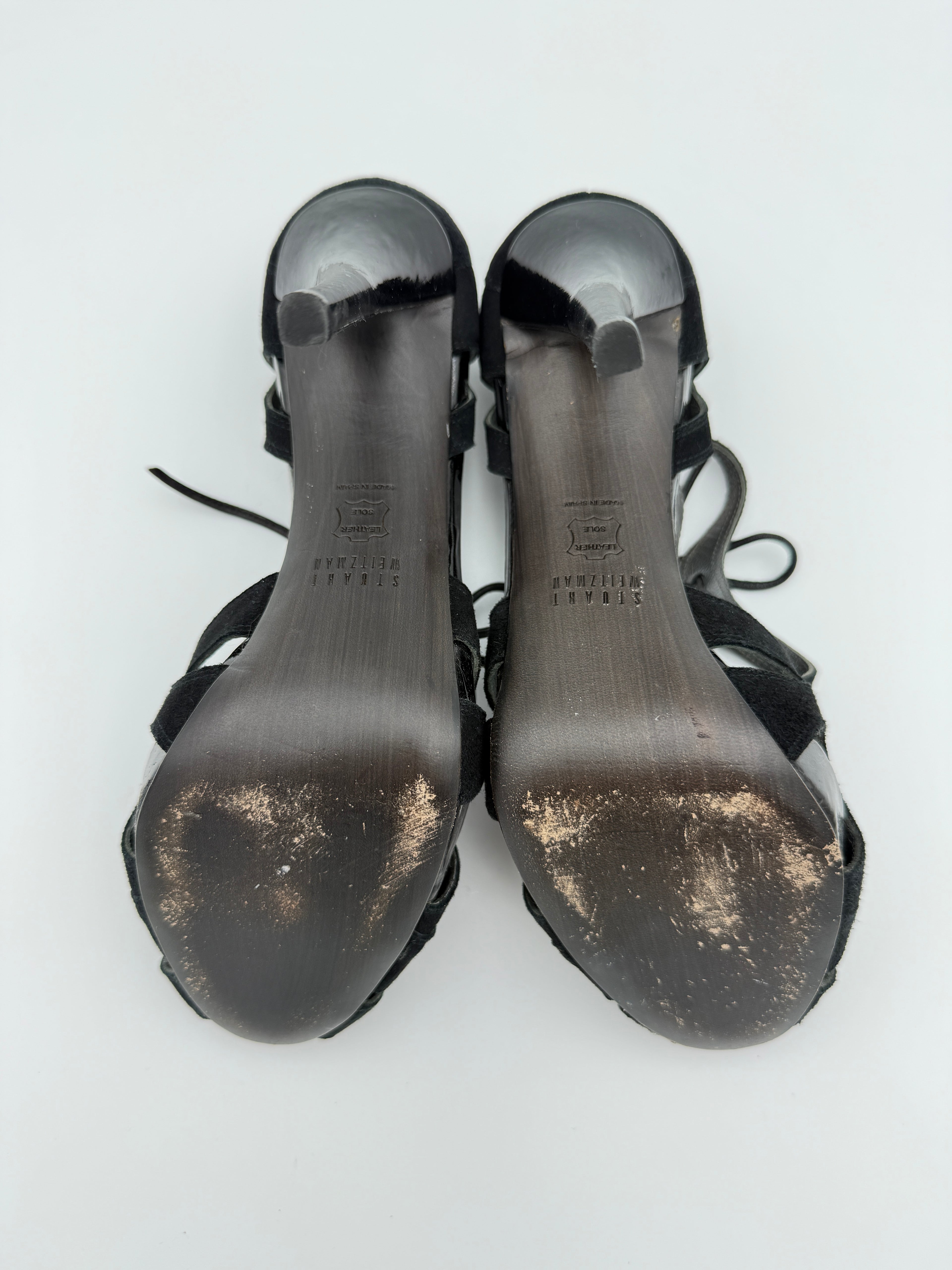 Stuart Weitzman Black Heels Size 7 1/2