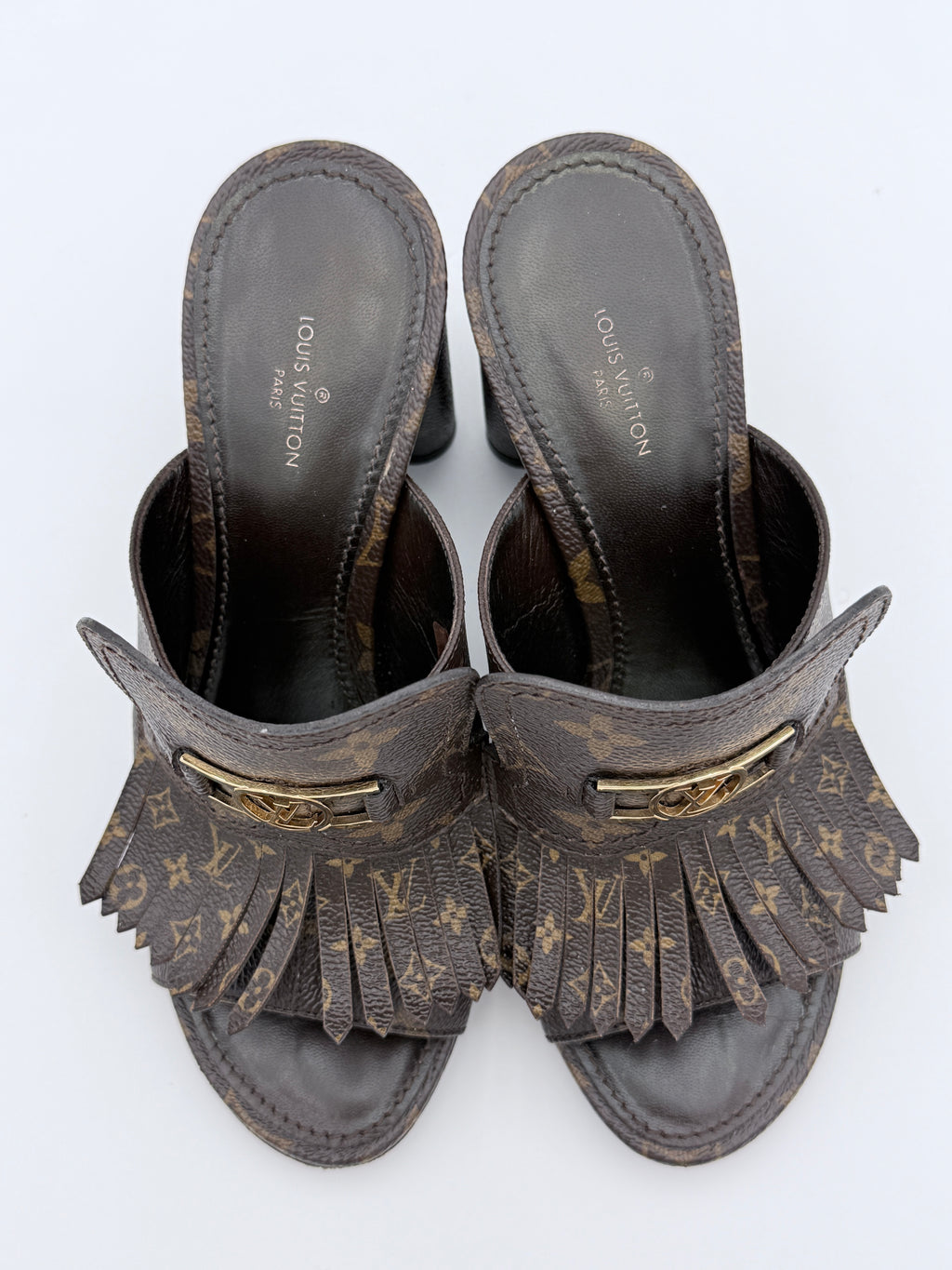Louis Vuitton Indiana Mules Size 37