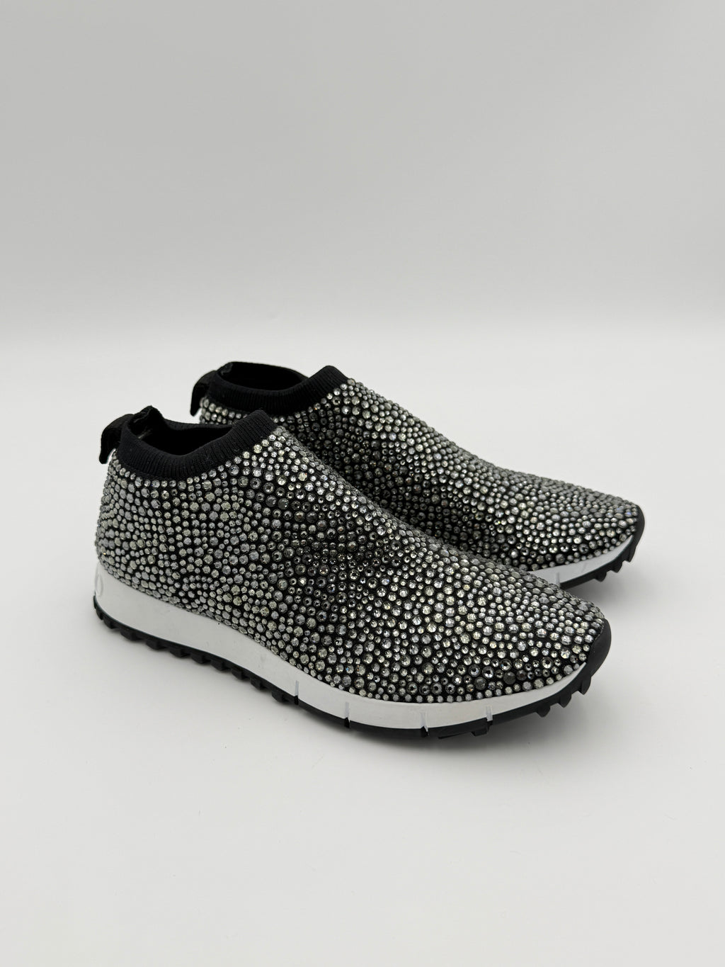 Jimmy Choo crystal sneakers size 37