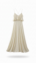 Lace butter yellow dress Small