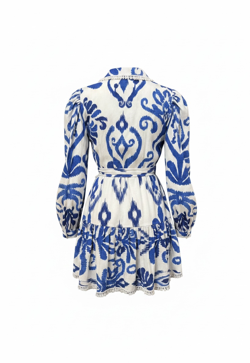 Skazi Blue  printed set