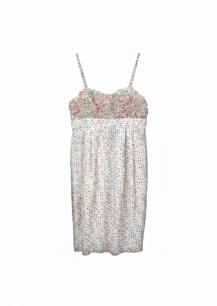 Mixed Color Dot Dress