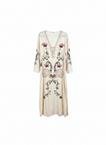 Zara embroidered kaftan NEW