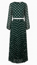 Zimmerman green polka dot set Small