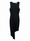 Aquarela Black Viscose Dress Small