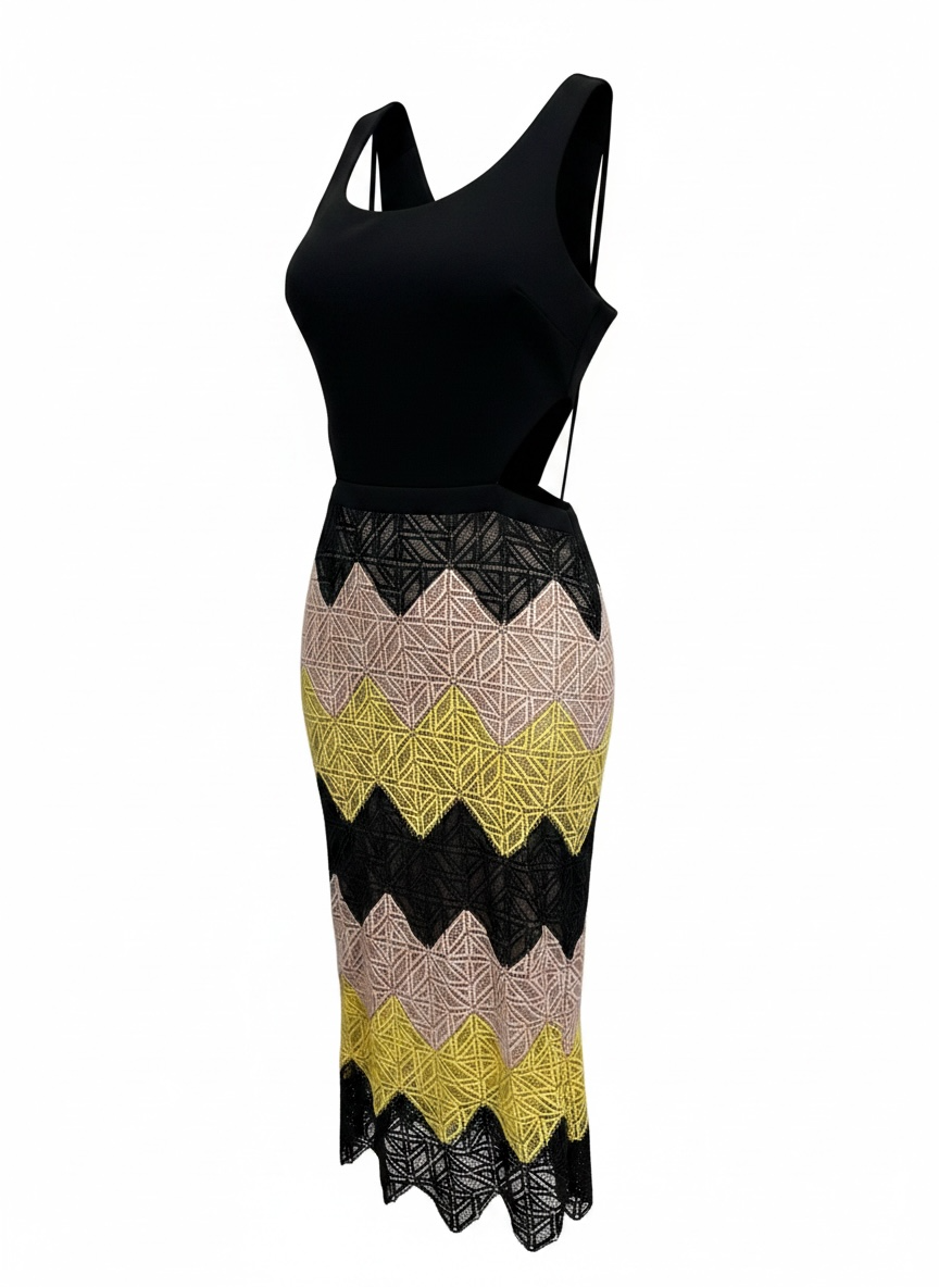 BCBG Lace Bottom Dress