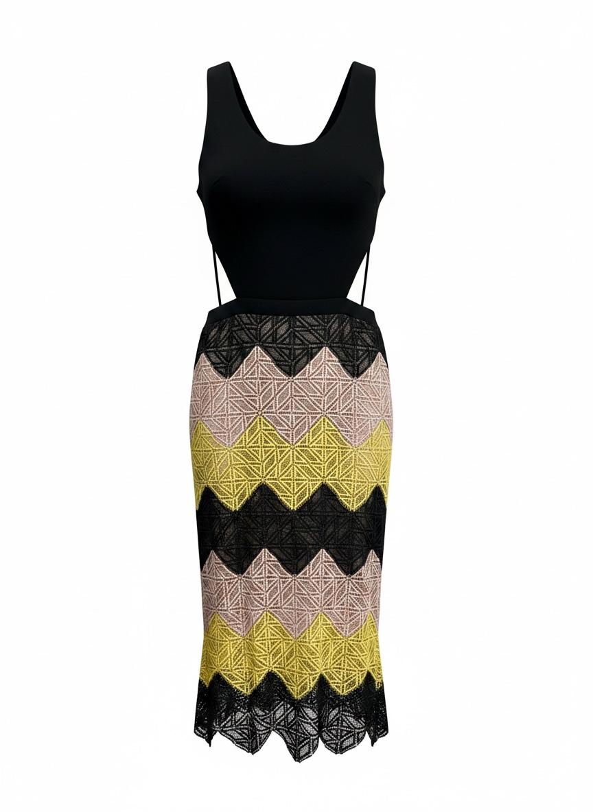 BCBG Lace Bottom Dress