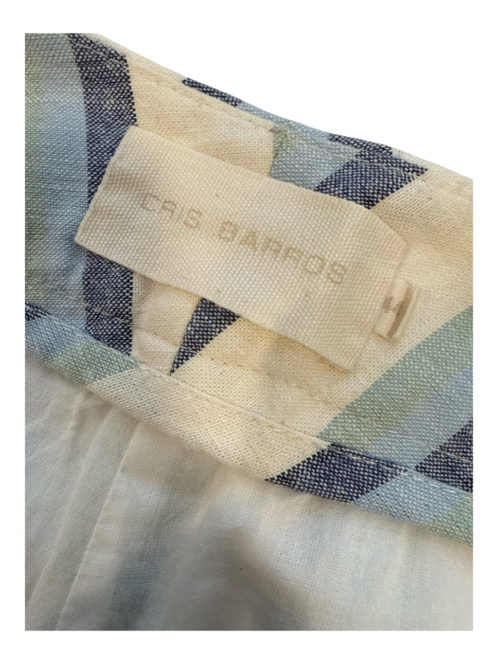 CRIS BARROS STRIPE SHORTS L