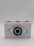 Greek Eye Acrylic Clutch – New