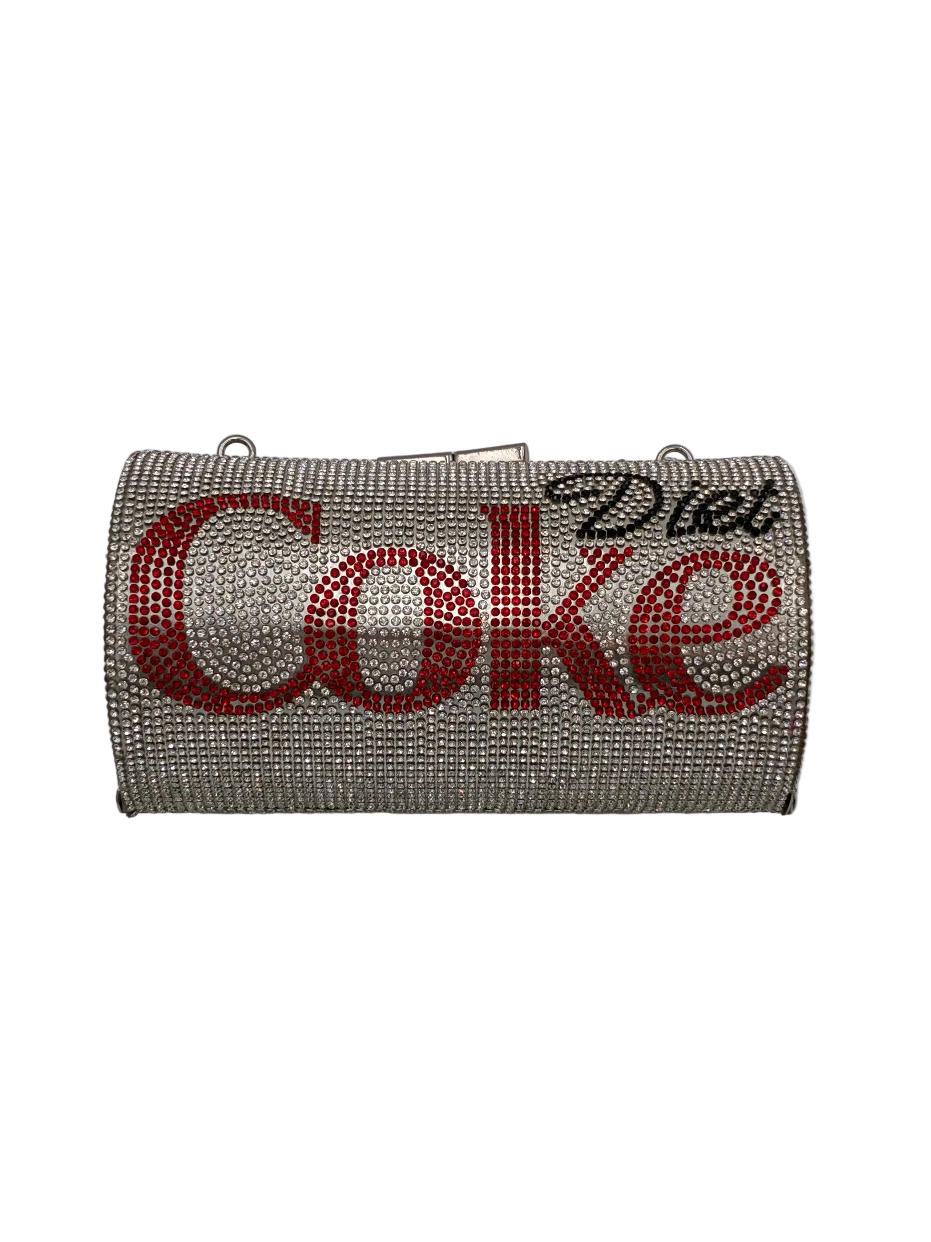 Embellished diet coke Clutch