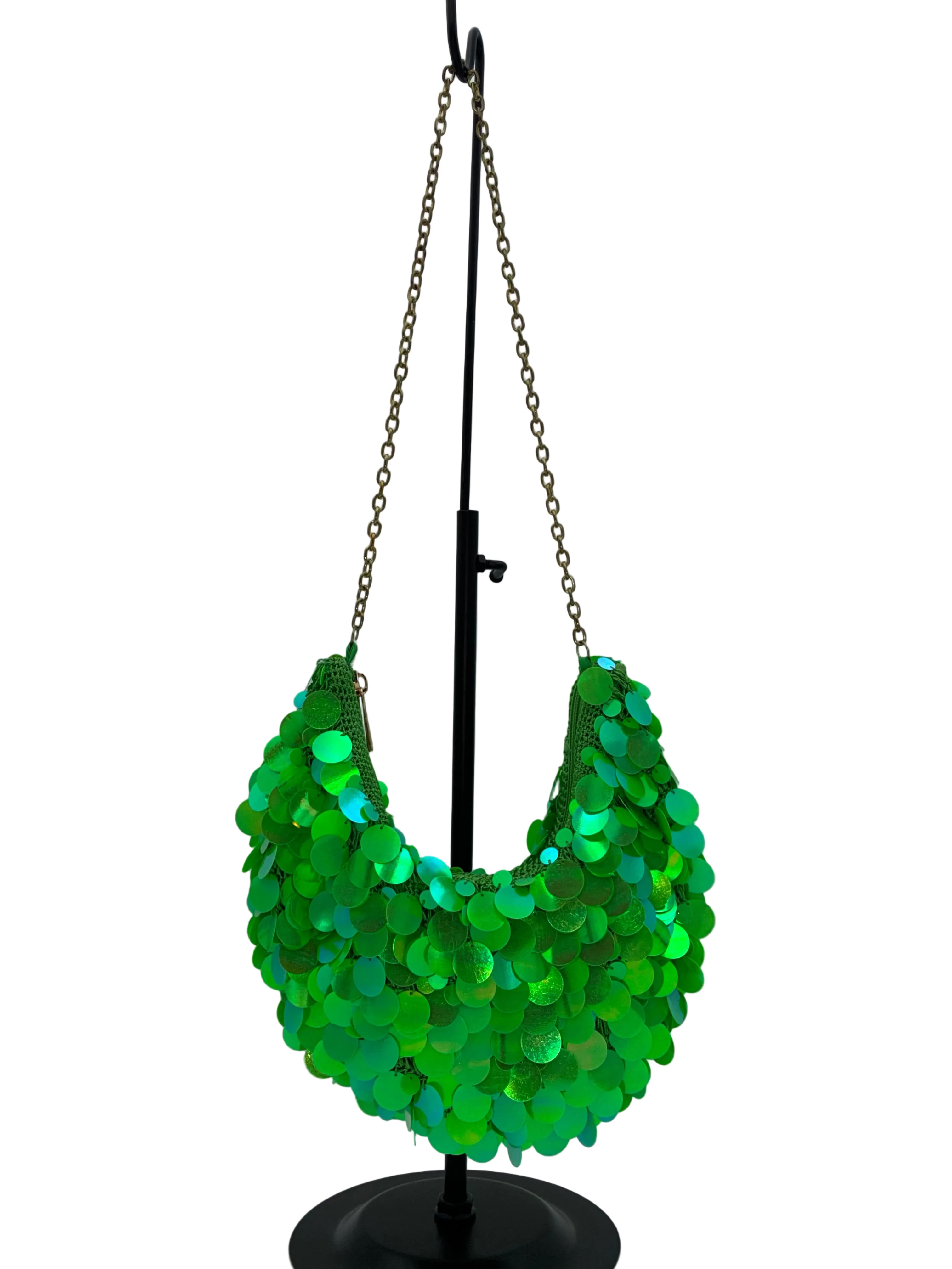 Green Large sequin Bag