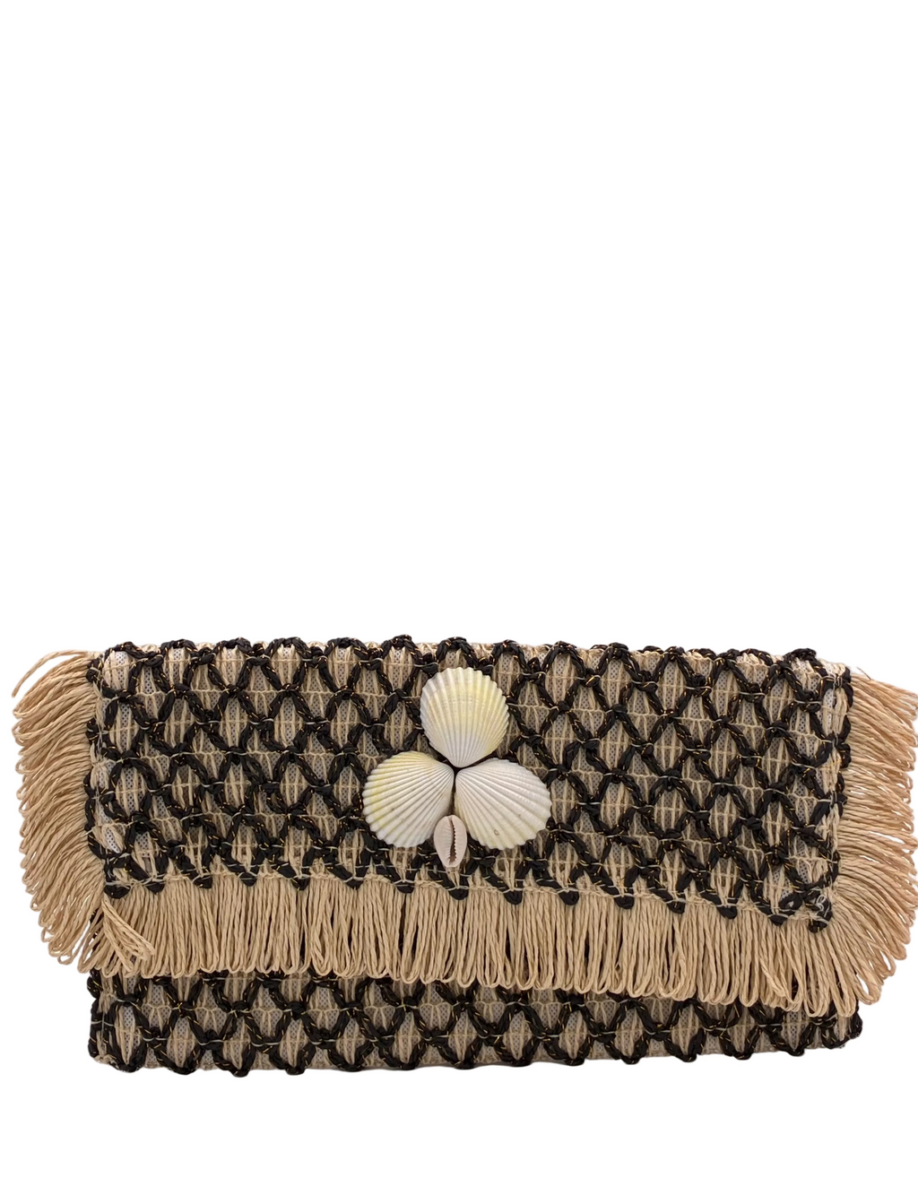 Raffia Clutch