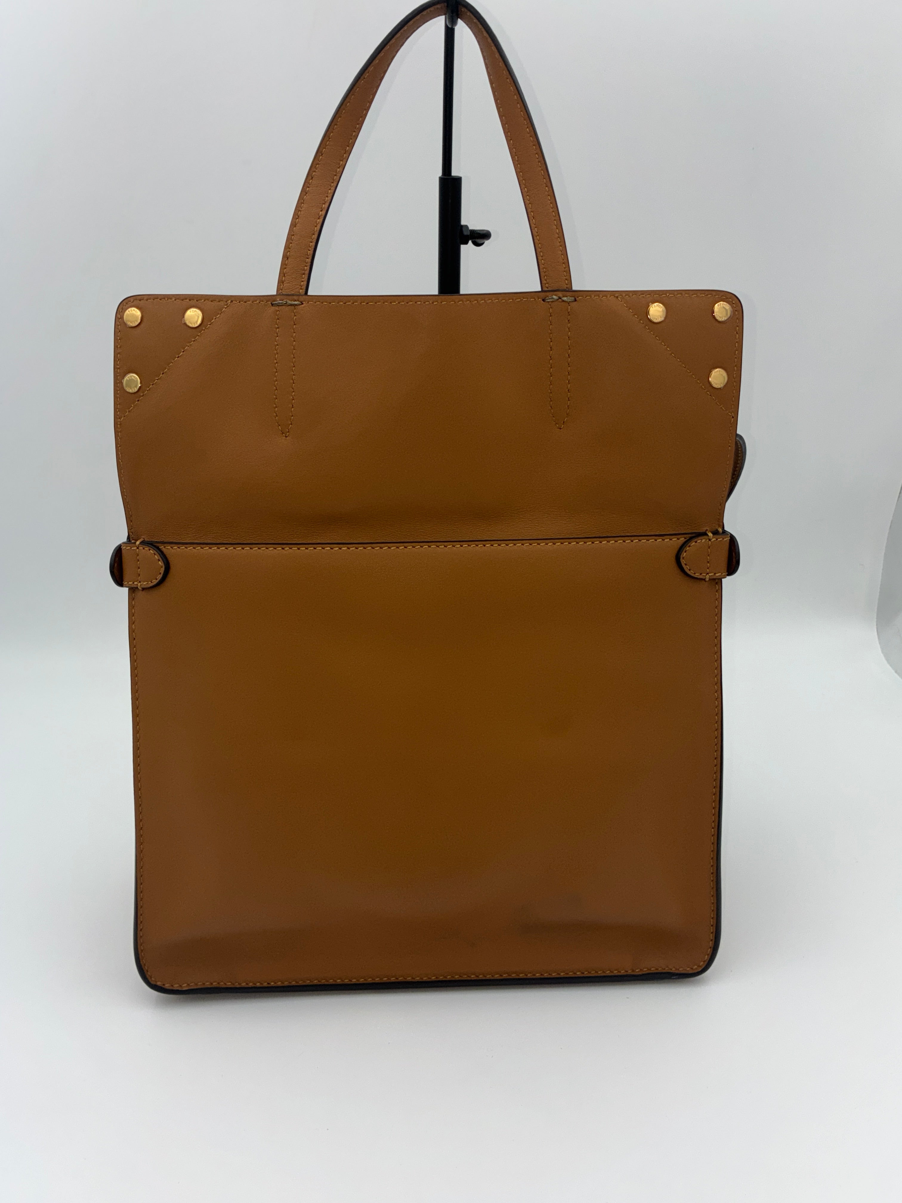Fendi Grace Flip Tote Brown