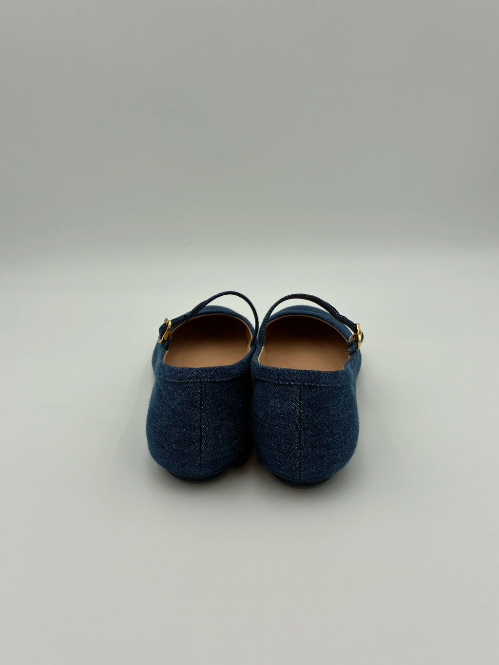 Gianvitto Rossi Carla Denim Flats  - Size US9