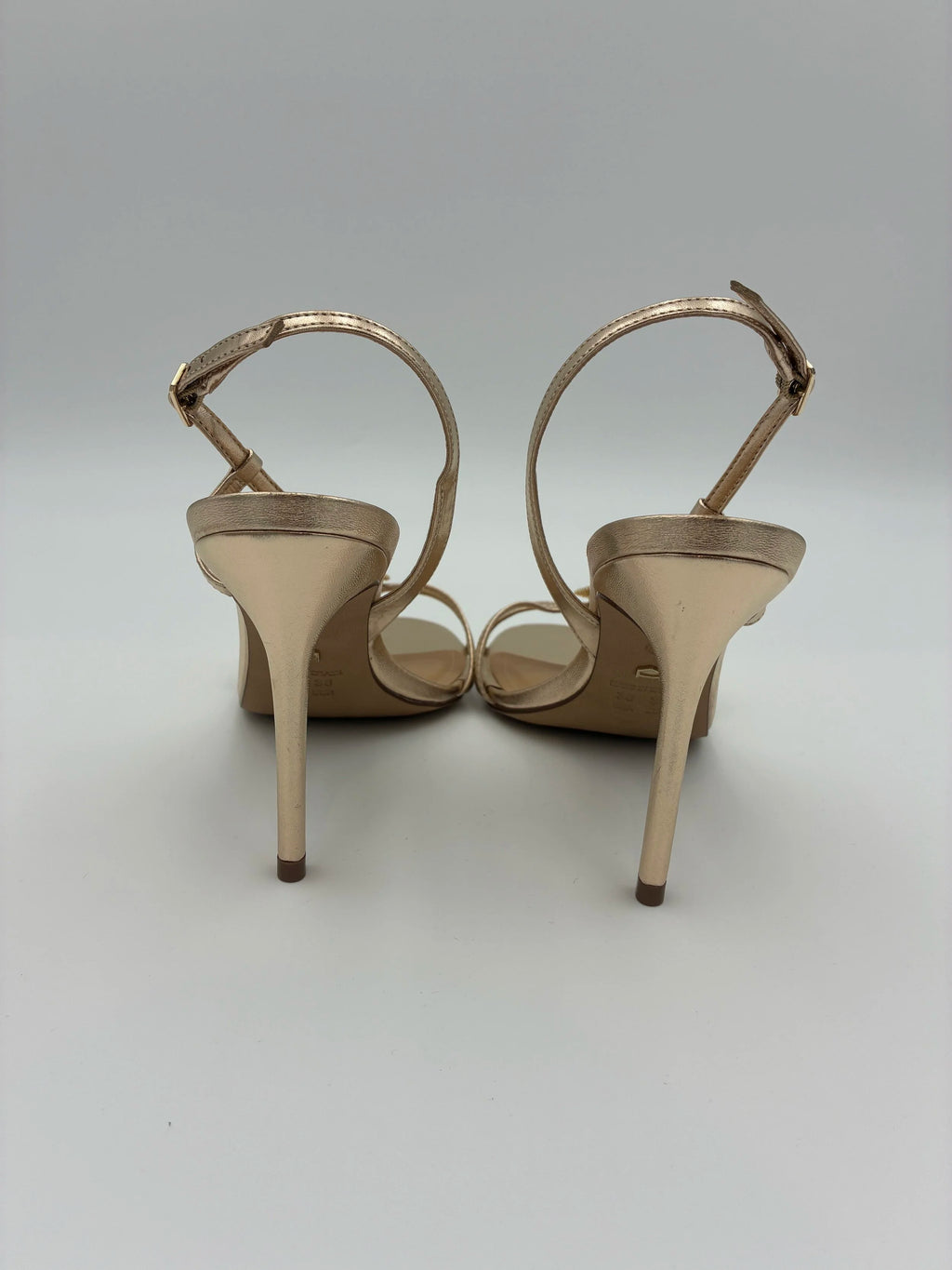 Arezzo Lemon Embellished Heel Rose Gold - NEW - Size US7.5
